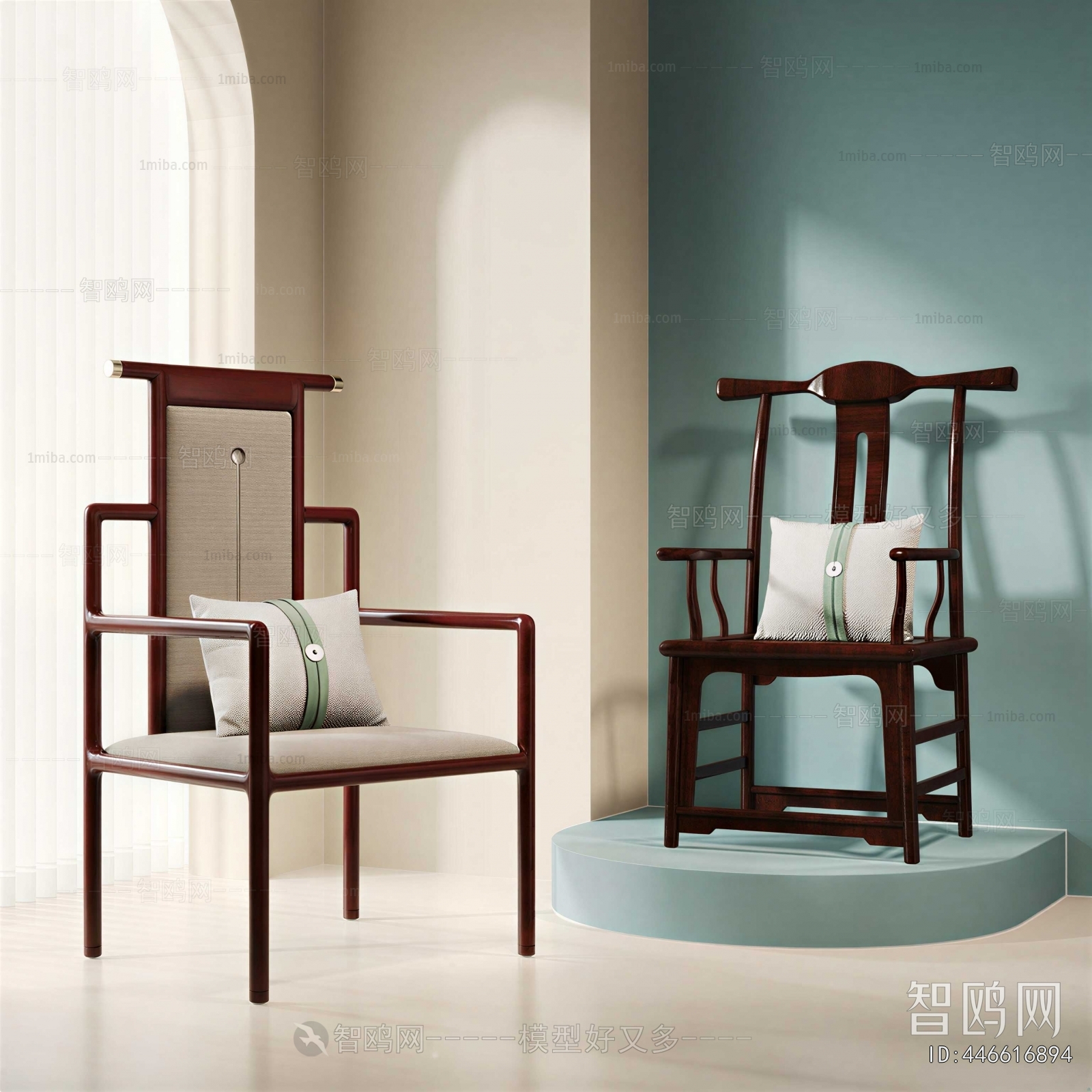 New Chinese Style Lounge Chair