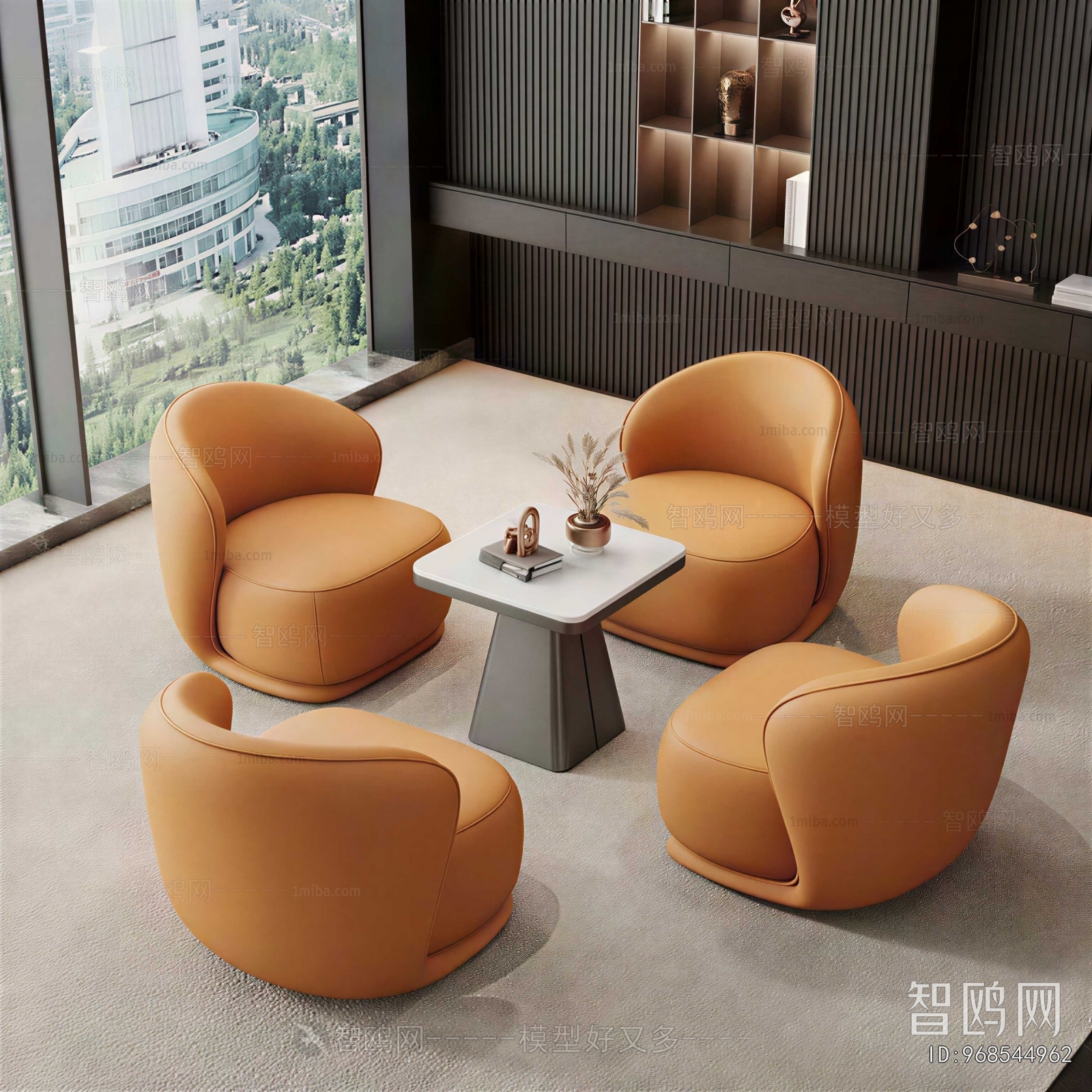 Modern Leisure Table And Chair