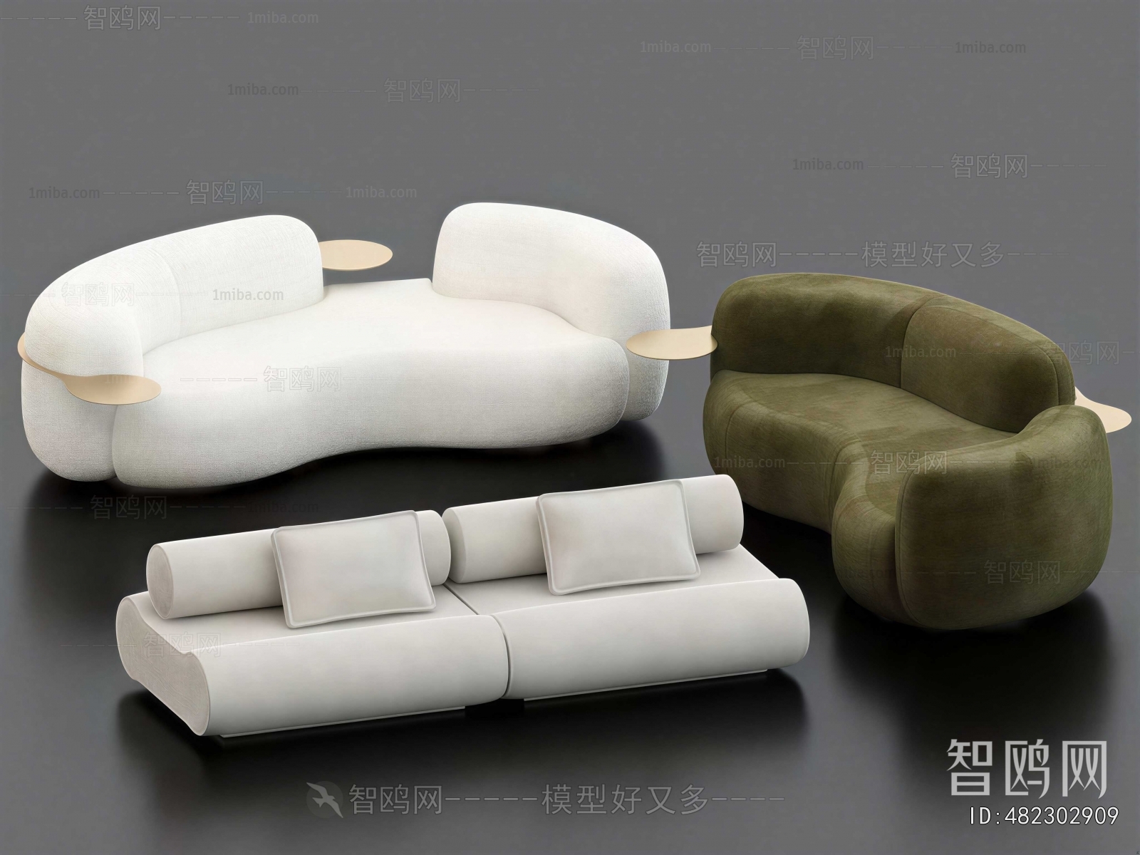 Modern Multi Person Sofa