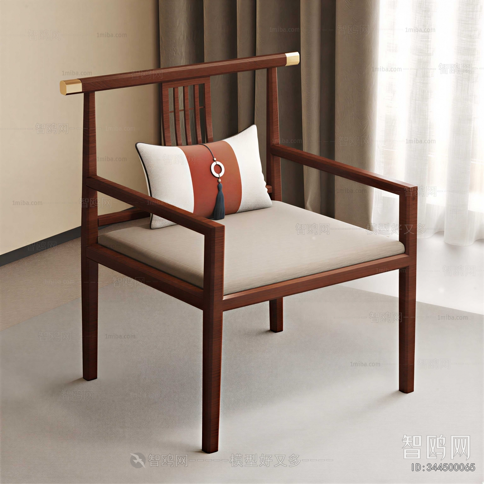 New Chinese Style Lounge Chair