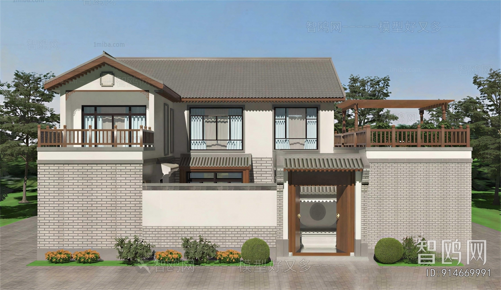 New Chinese Style Detached Villa