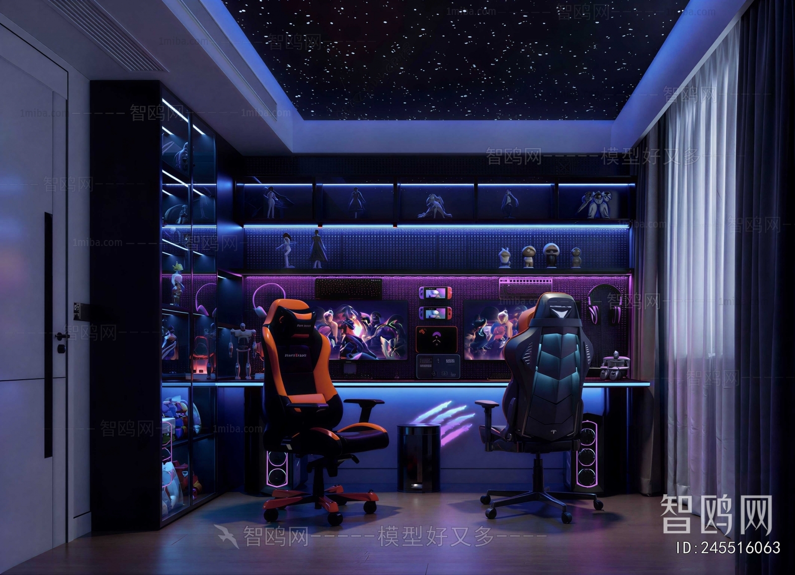 Modern E-sports Room