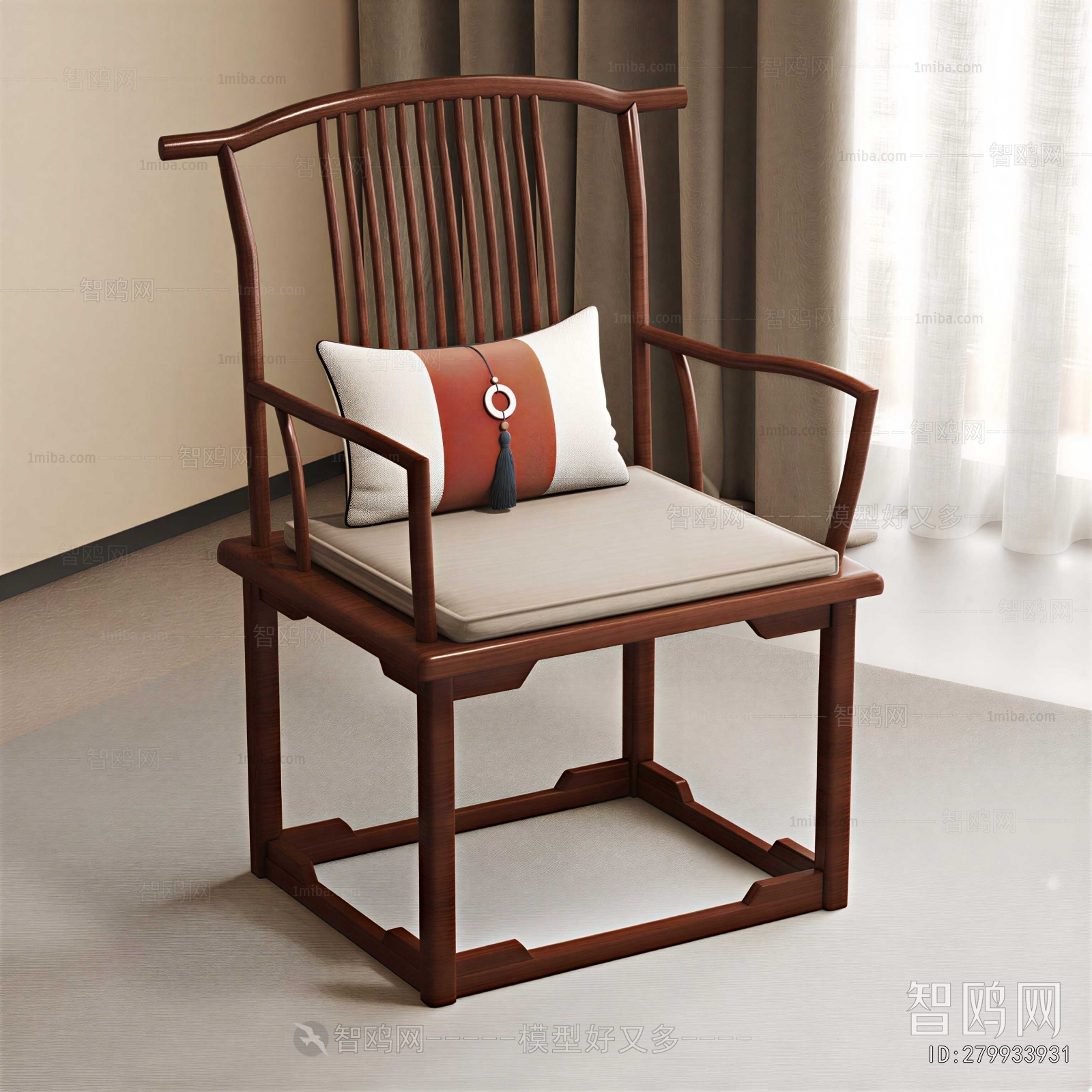 New Chinese Style Lounge Chair