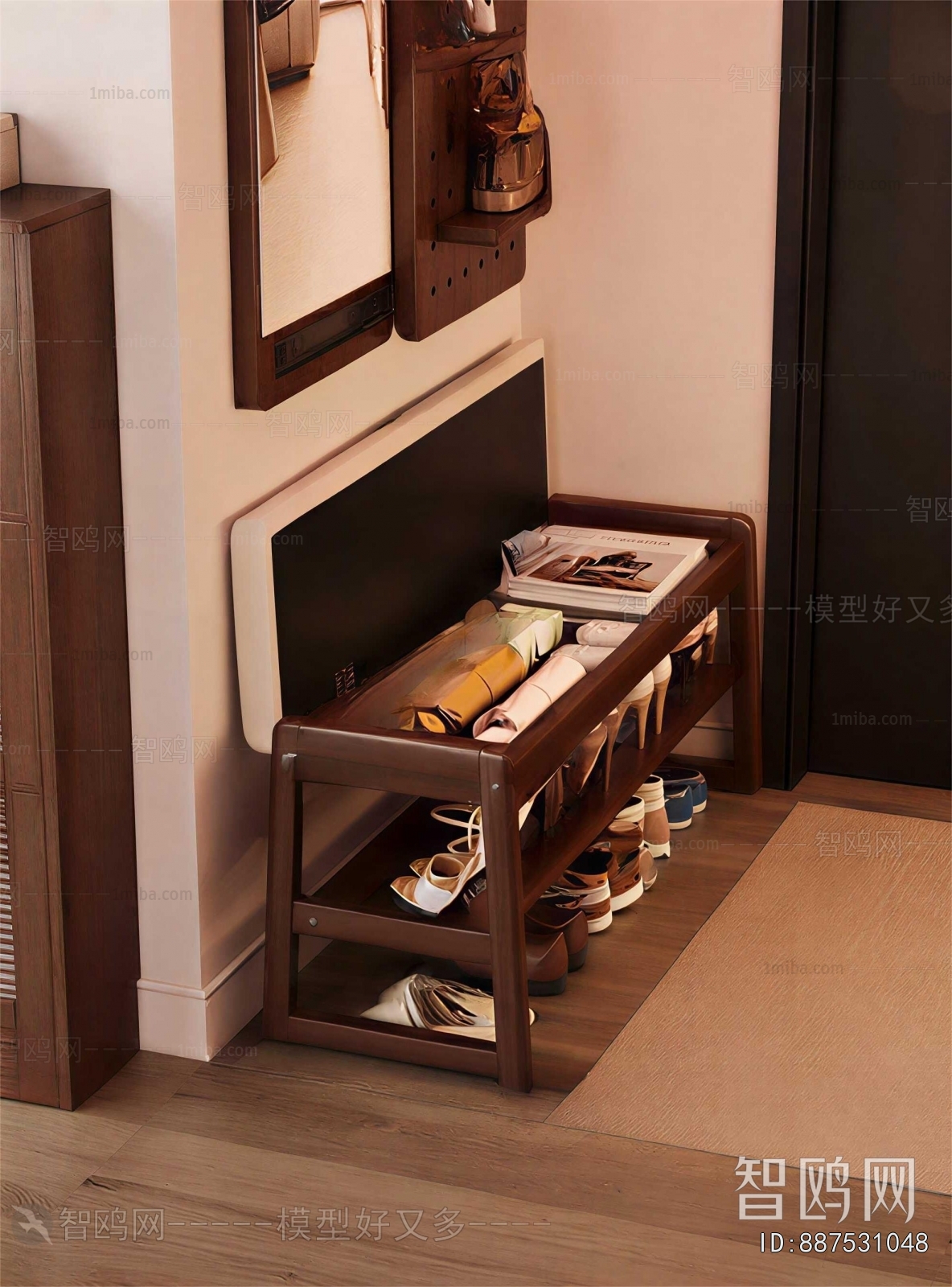Modern Shoe Cabinet