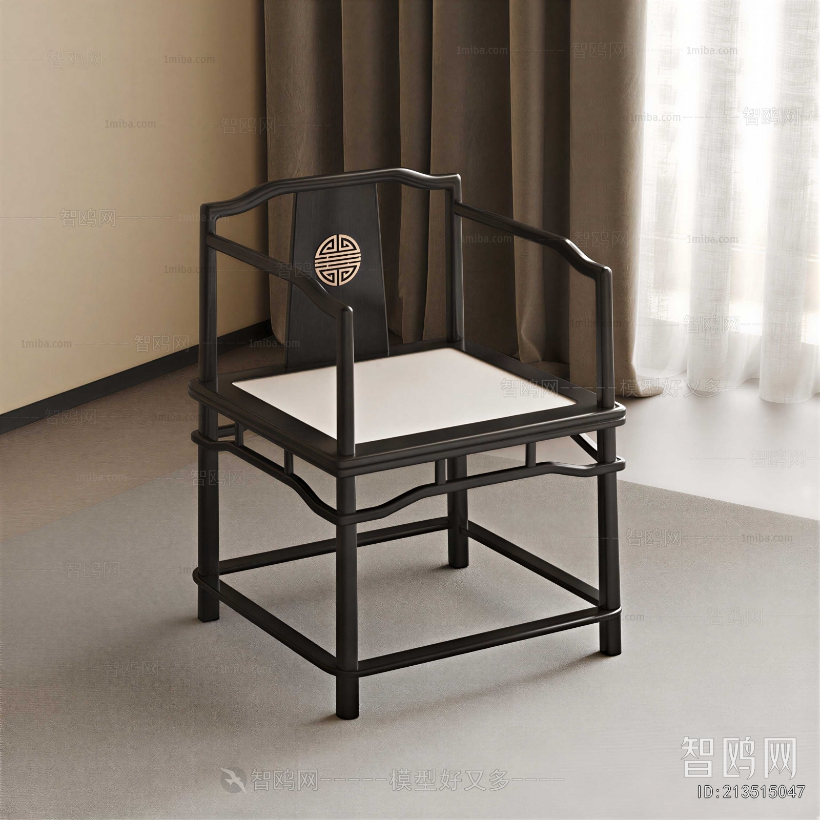 New Chinese Style Lounge Chair