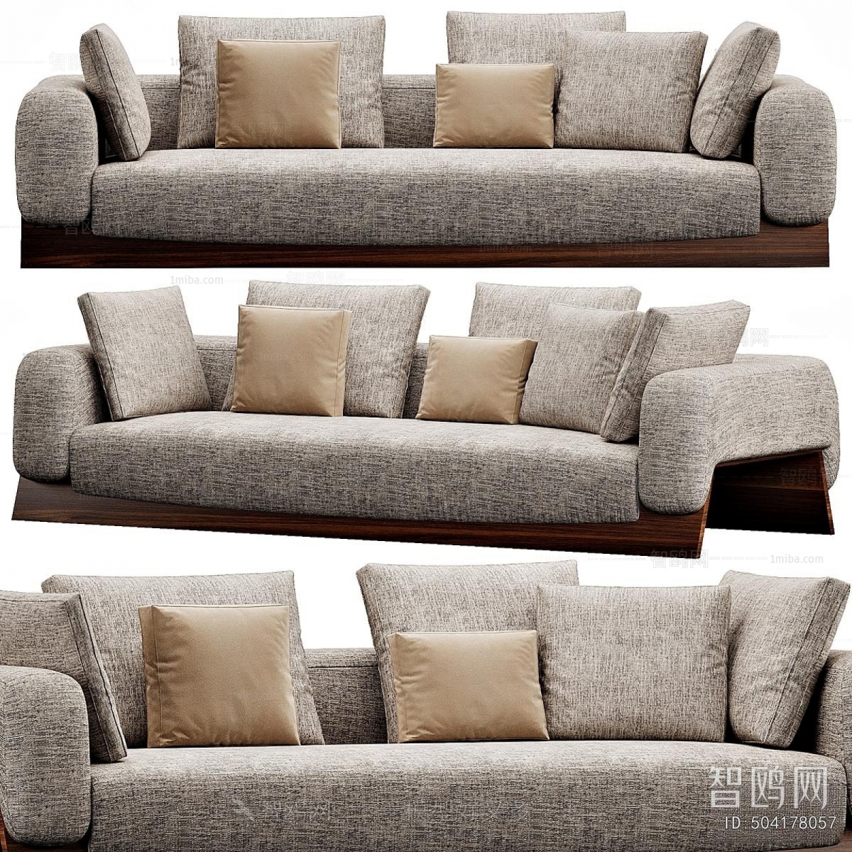 Modern Three-seat Sofa