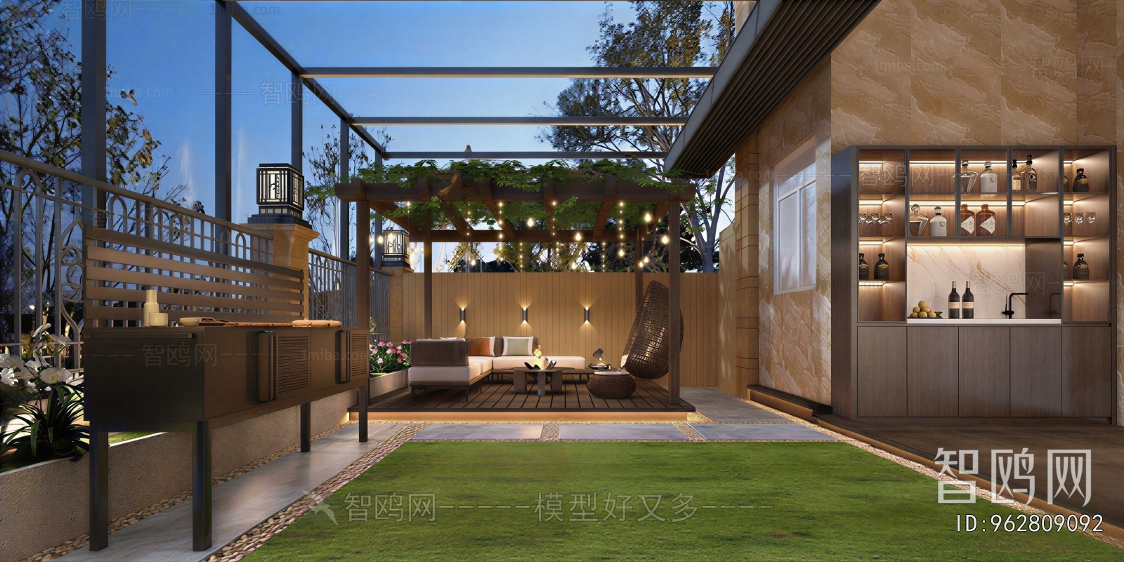 Modern Courtyard/landscape