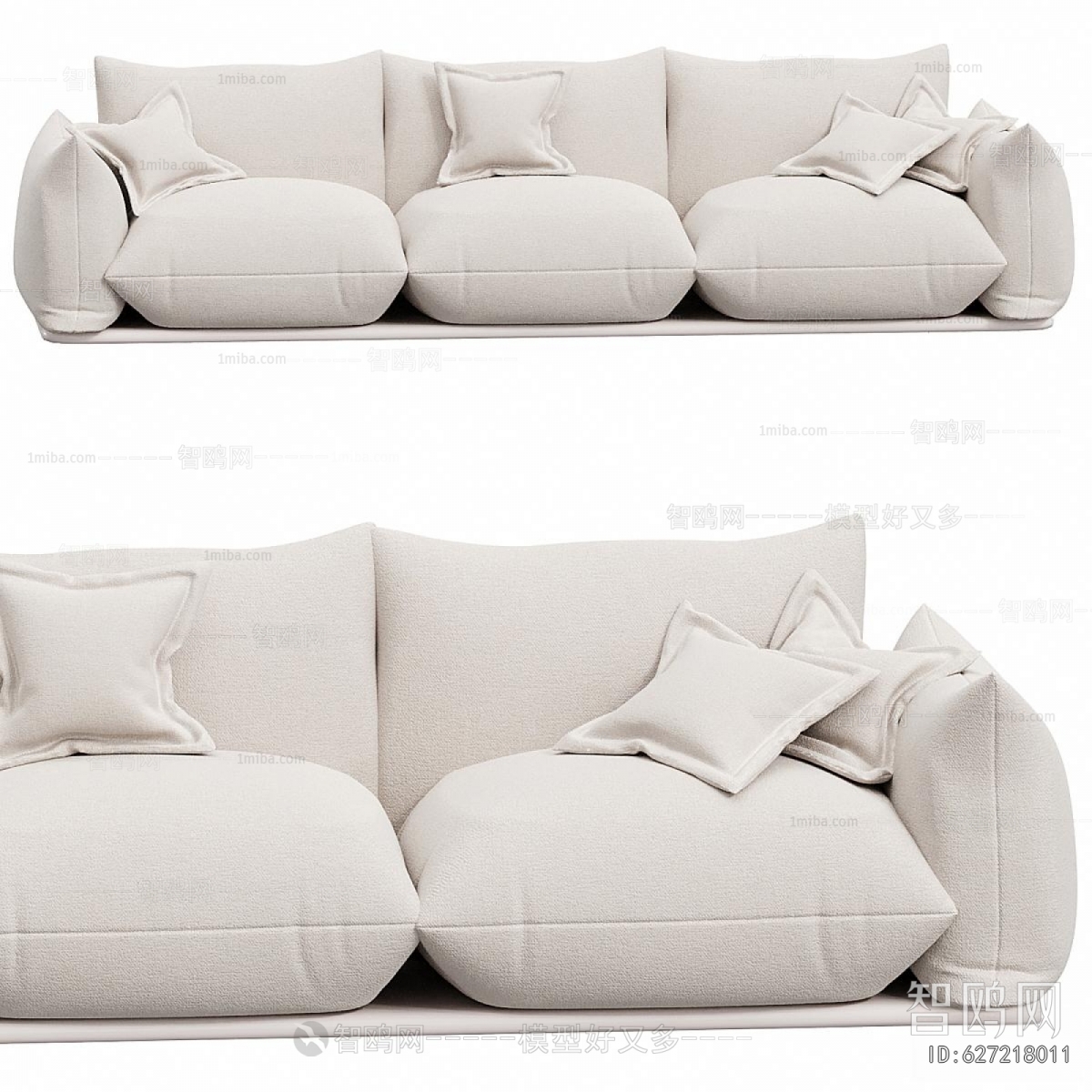 Modern Three-seat Sofa