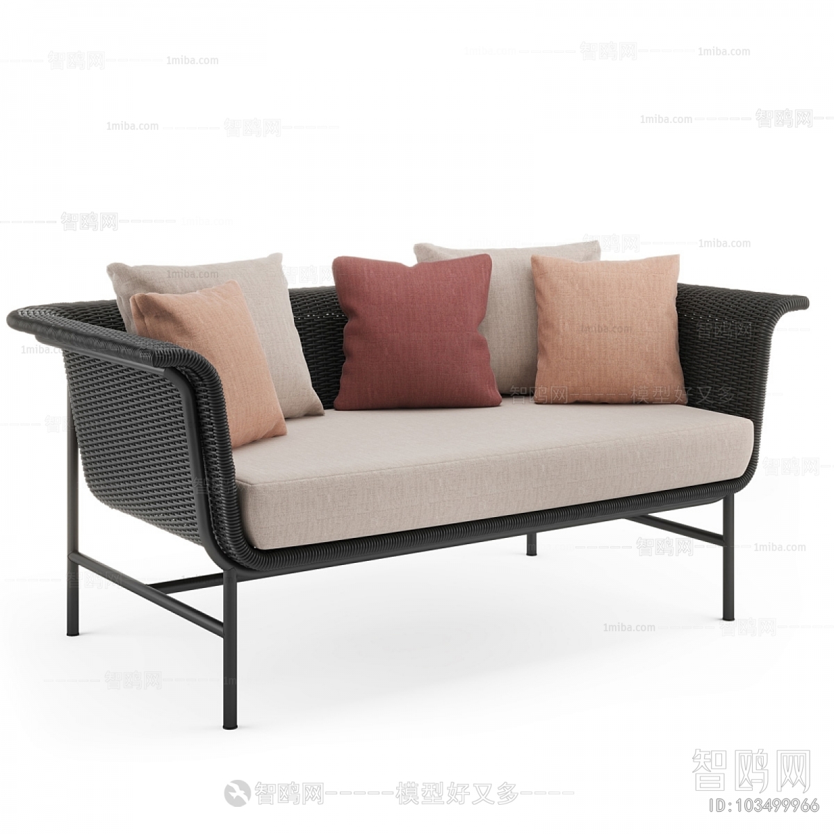 Modern Three-seat Sofa