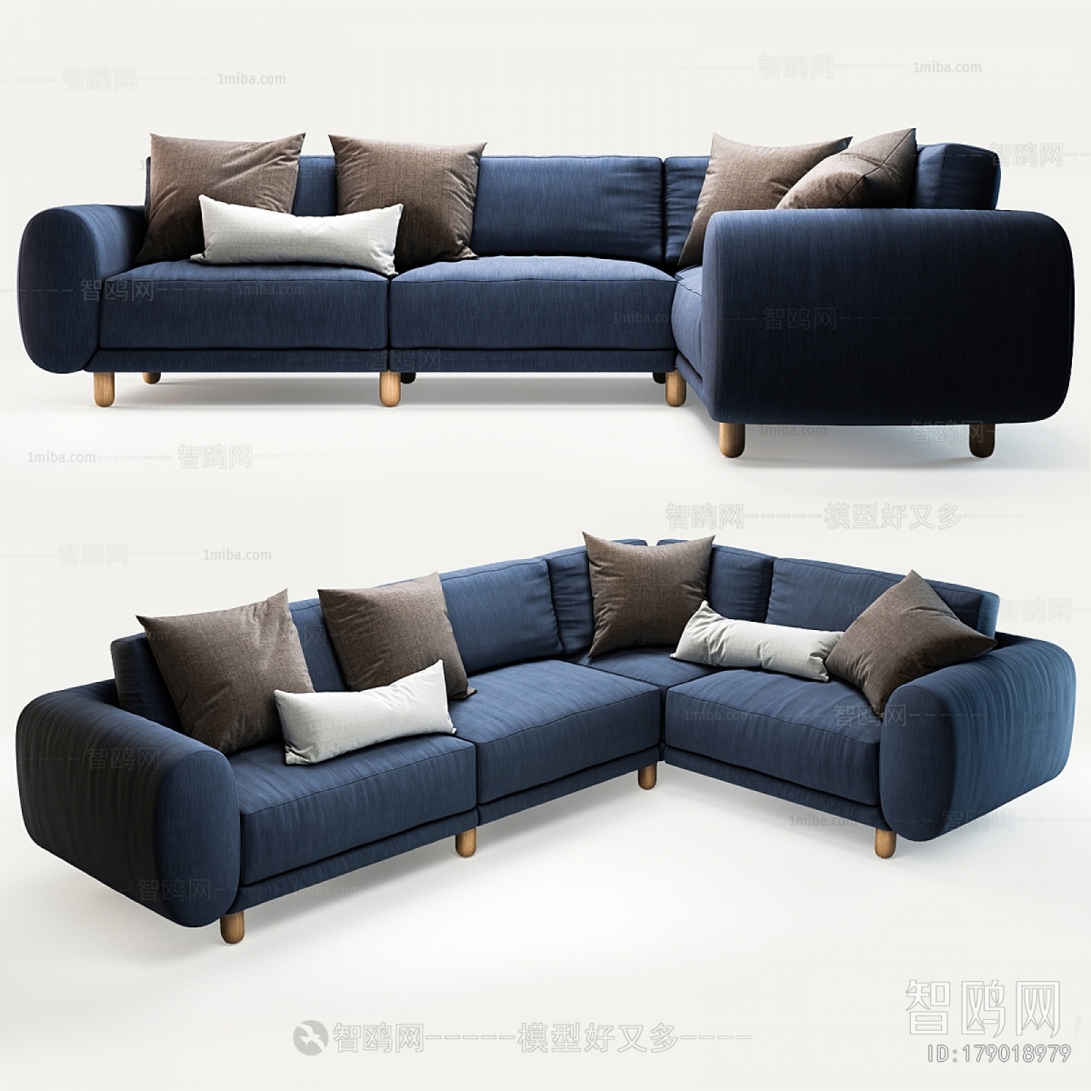 Modern Multi Person Sofa