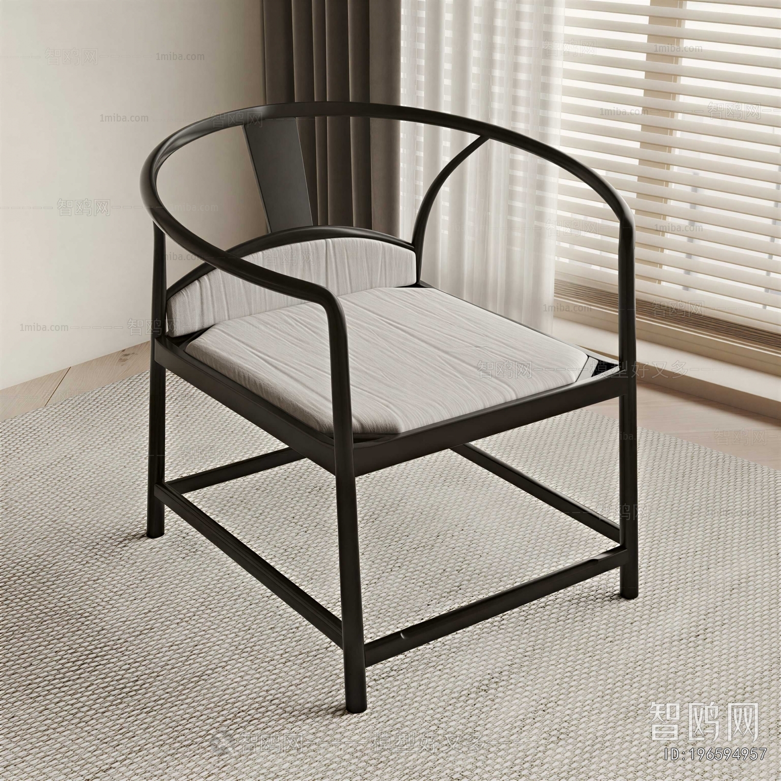 New Chinese Style Lounge Chair