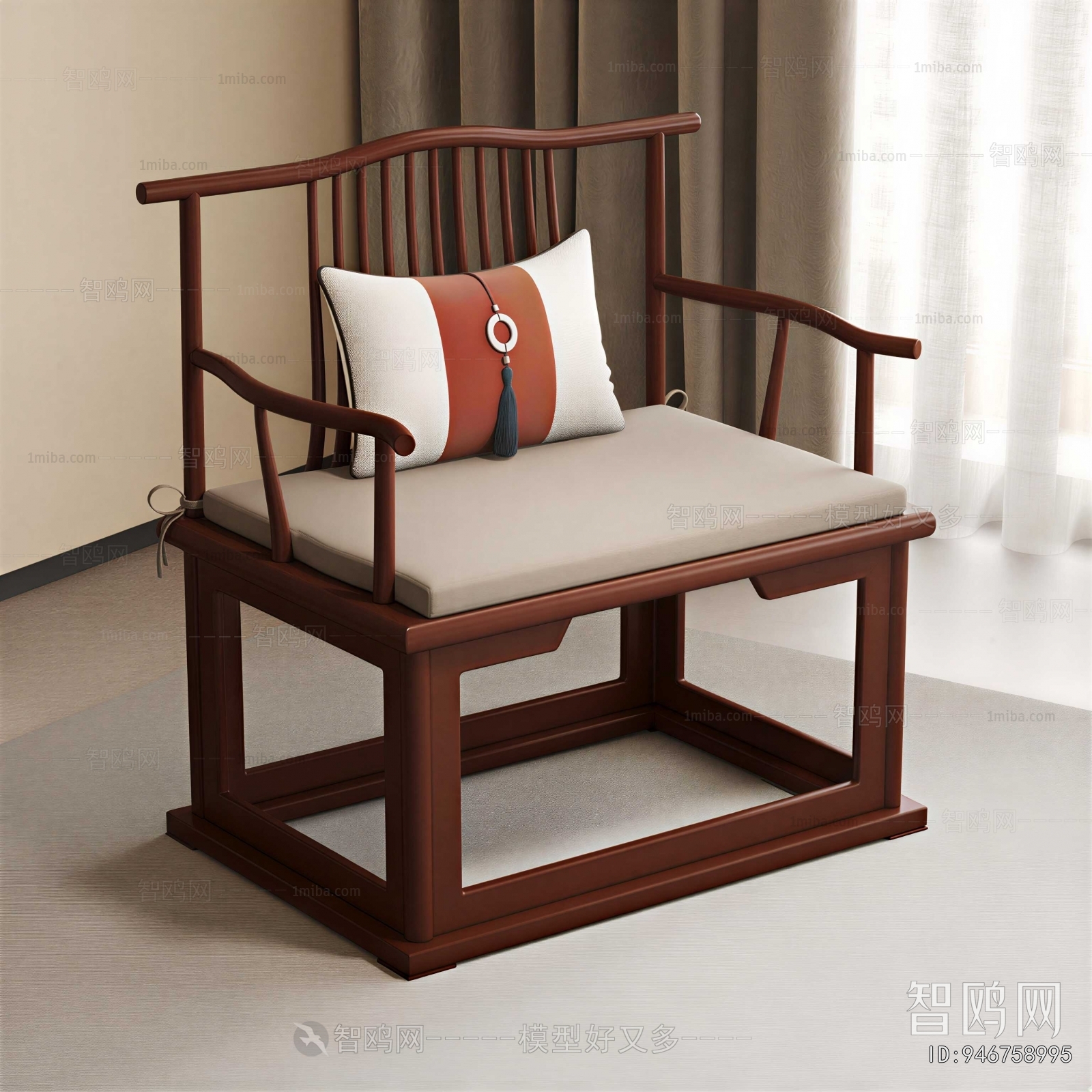 New Chinese Style Lounge Chair
