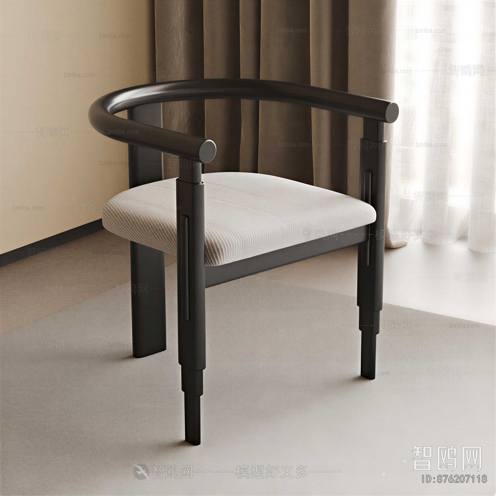 New Chinese Style Lounge Chair