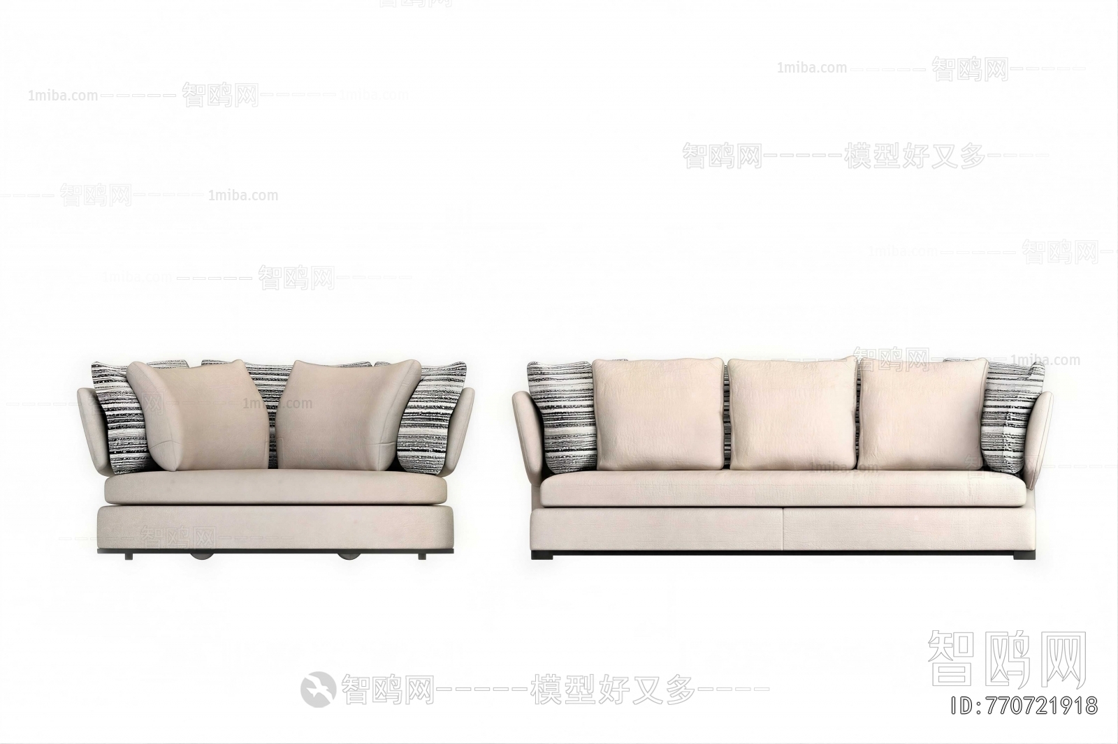 Modern Three-seat Sofa