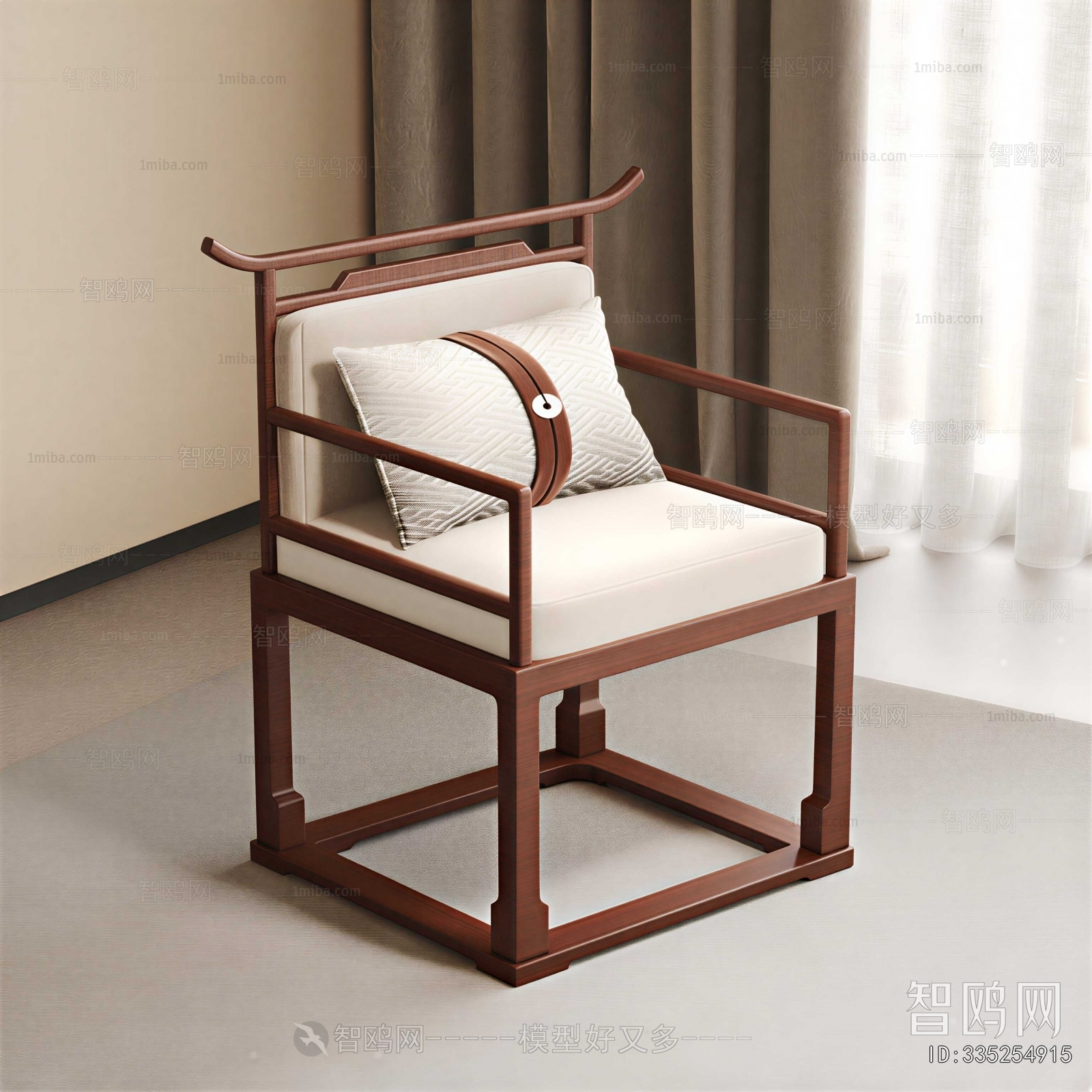 New Chinese Style Lounge Chair