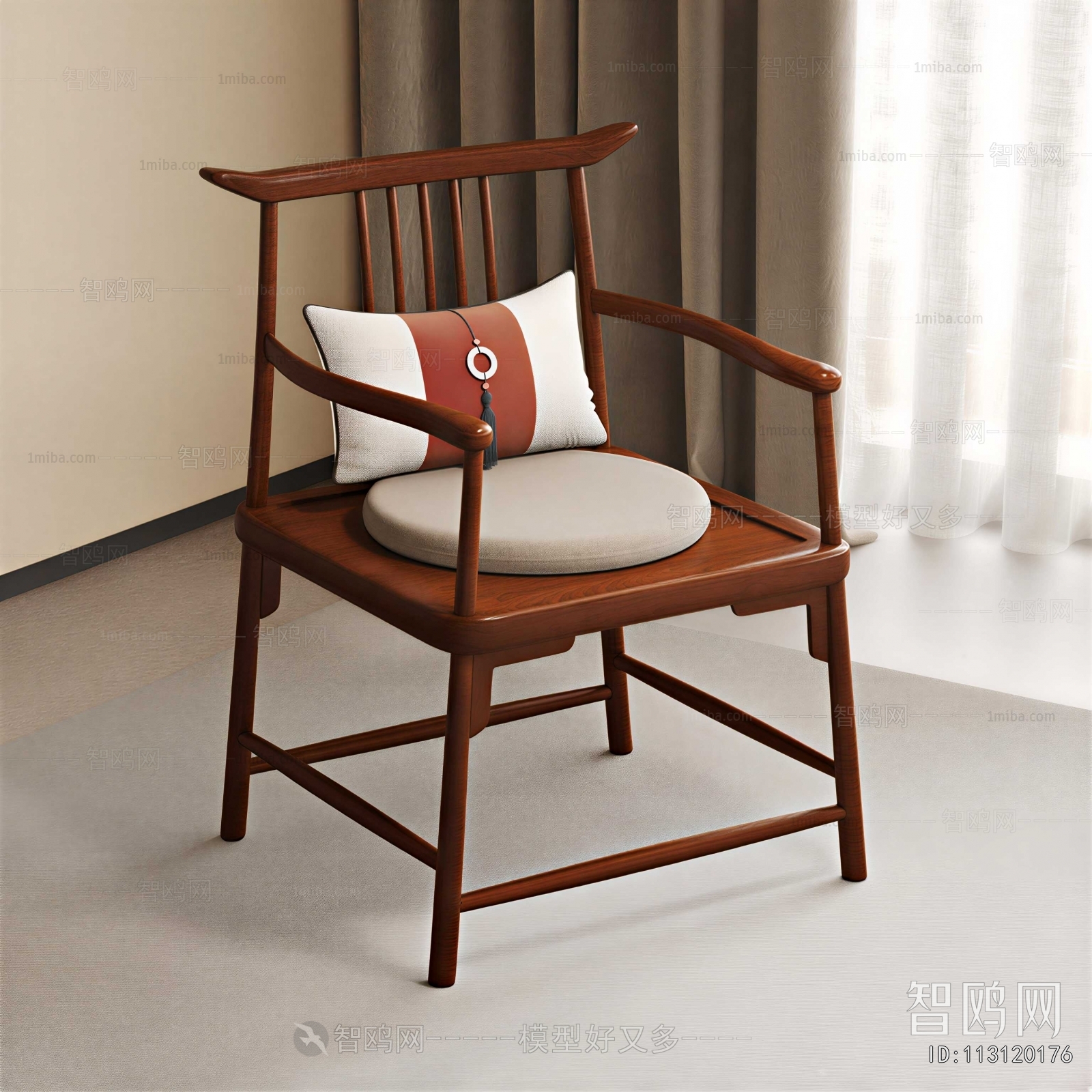 New Chinese Style Lounge Chair