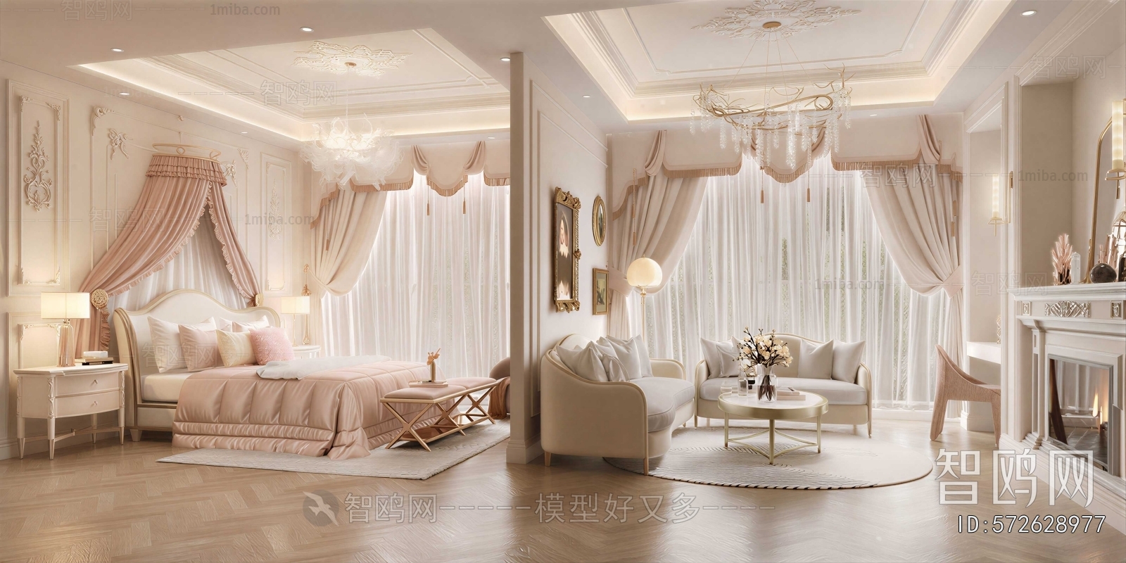 French Style Girl's Room Daughter's Room