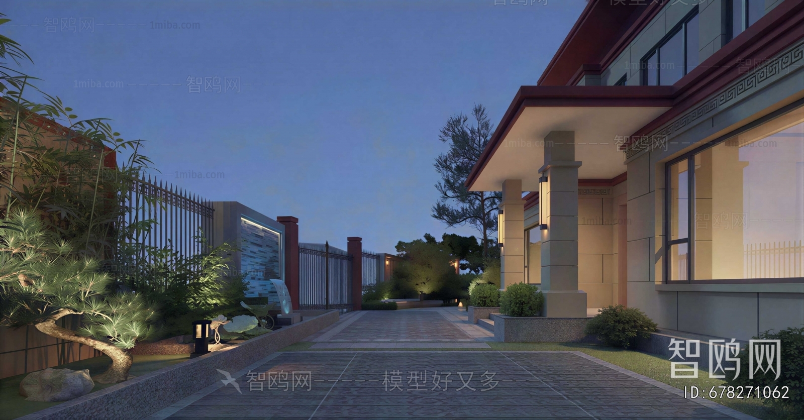 Modern Courtyard/landscape