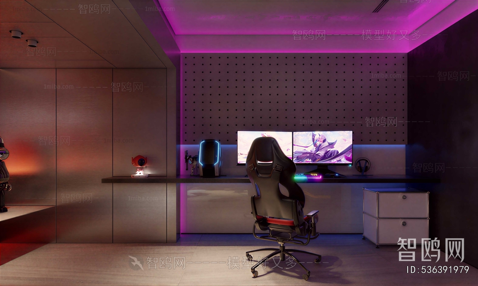 Modern E-sports Room