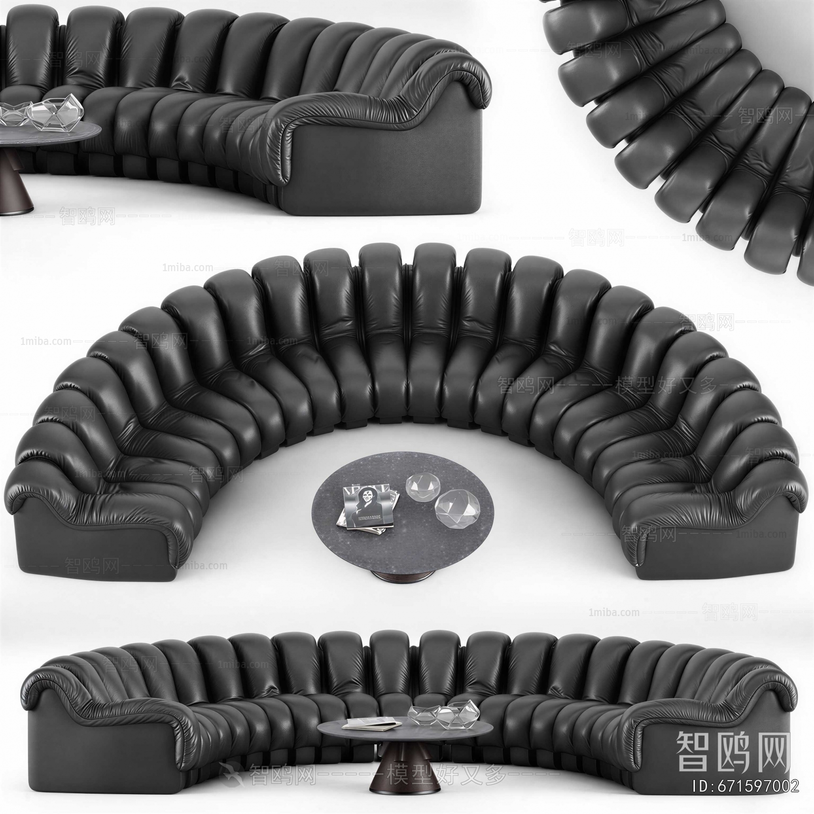 Modern Curved Sofa