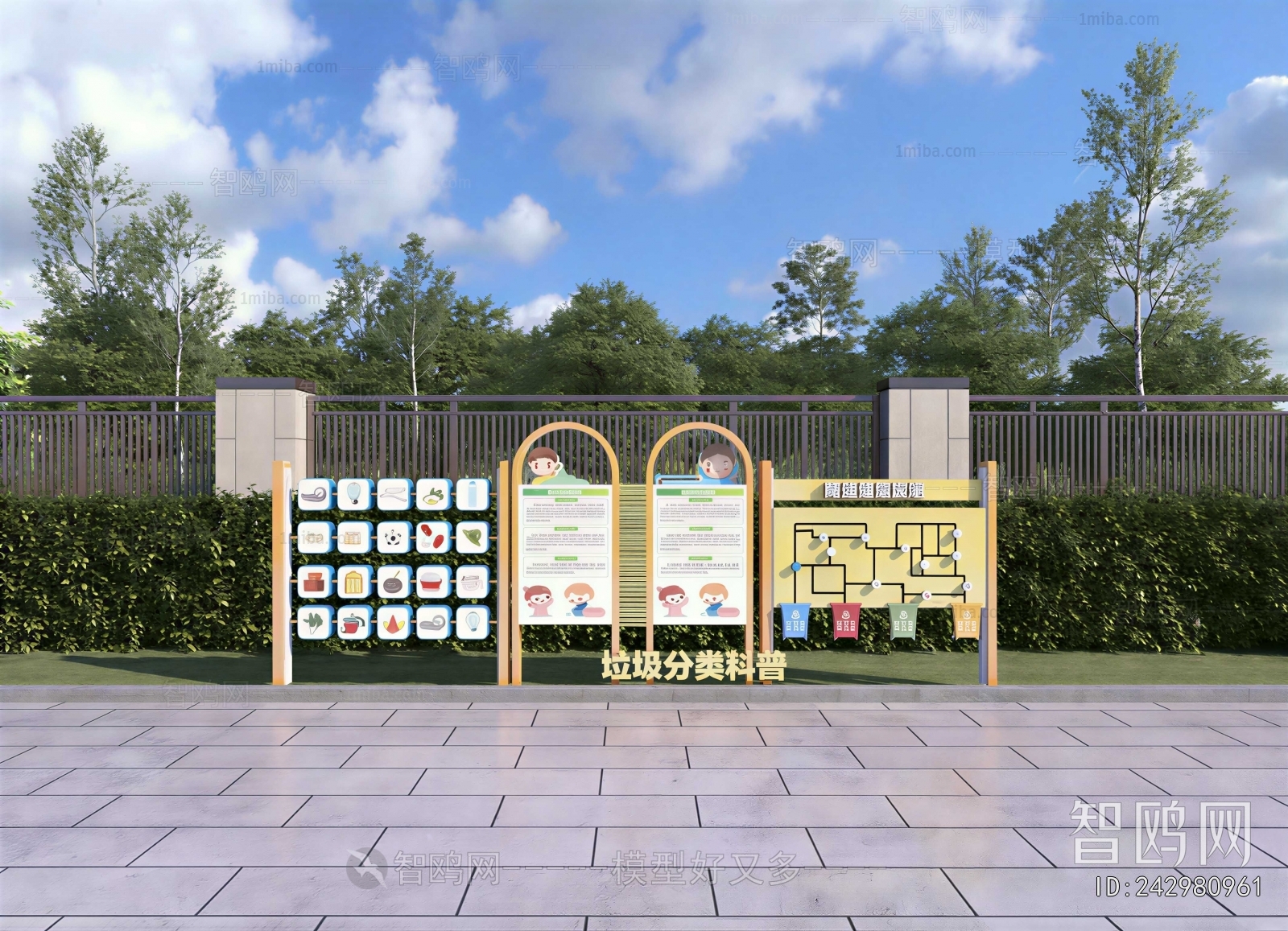 Modern Guide Board/bulletin Board