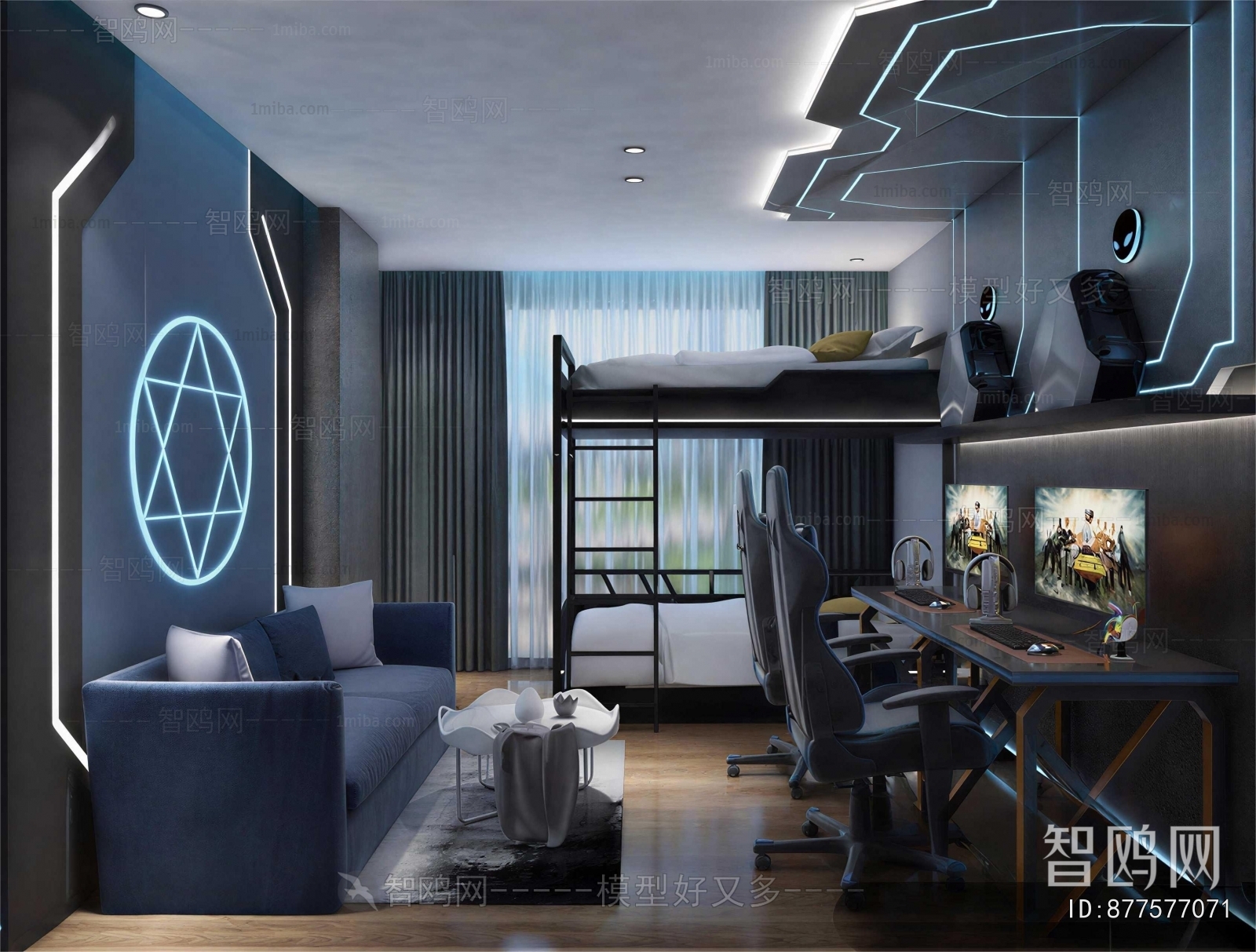 Modern E-sports Room