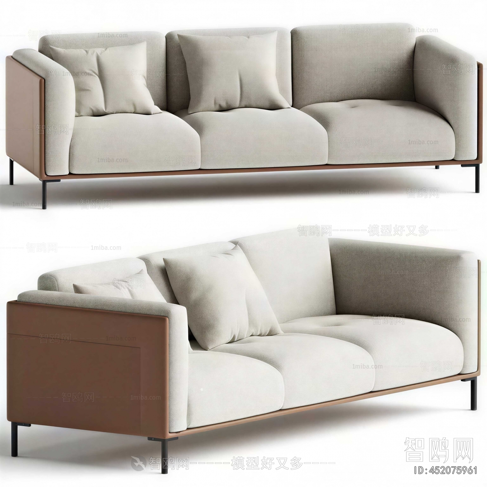 Modern Three-seat Sofa
