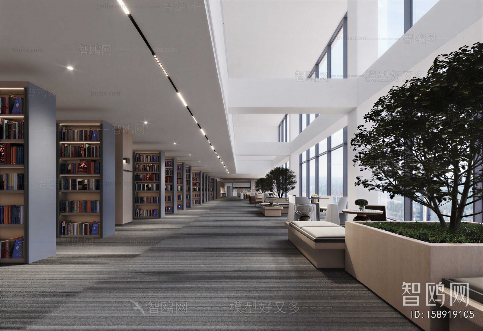 Modern Bookstore Book Bar