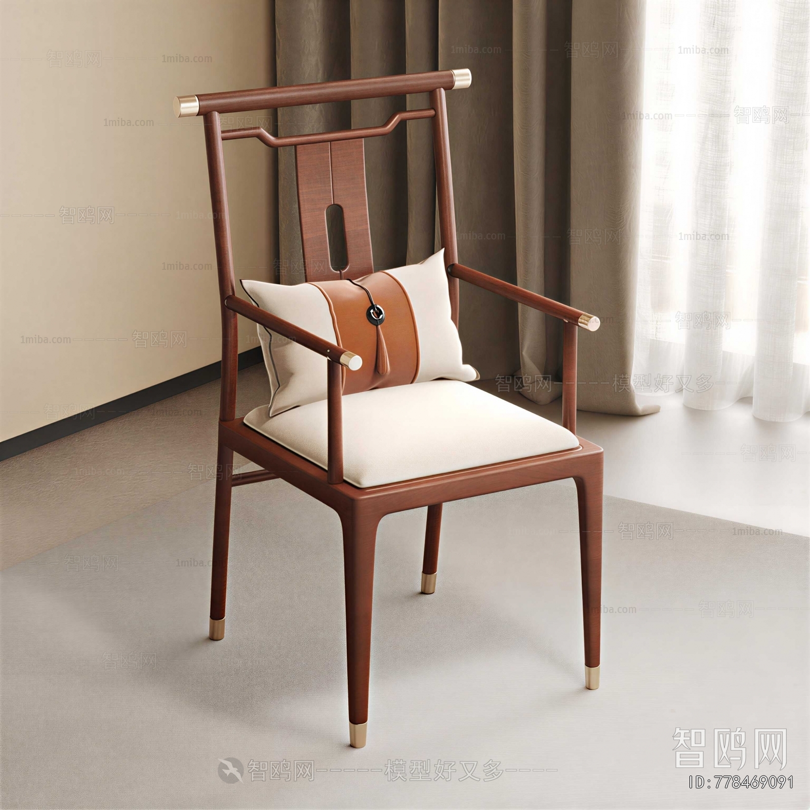 New Chinese Style Lounge Chair