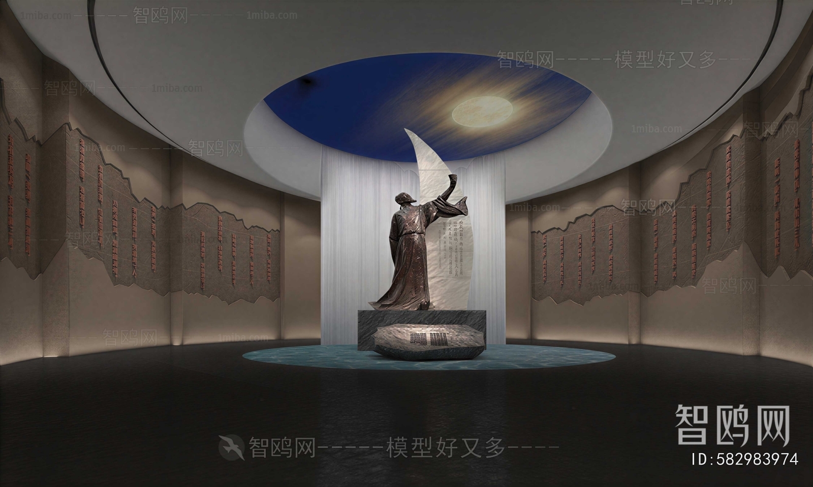 New Chinese Style Exhibition Hall