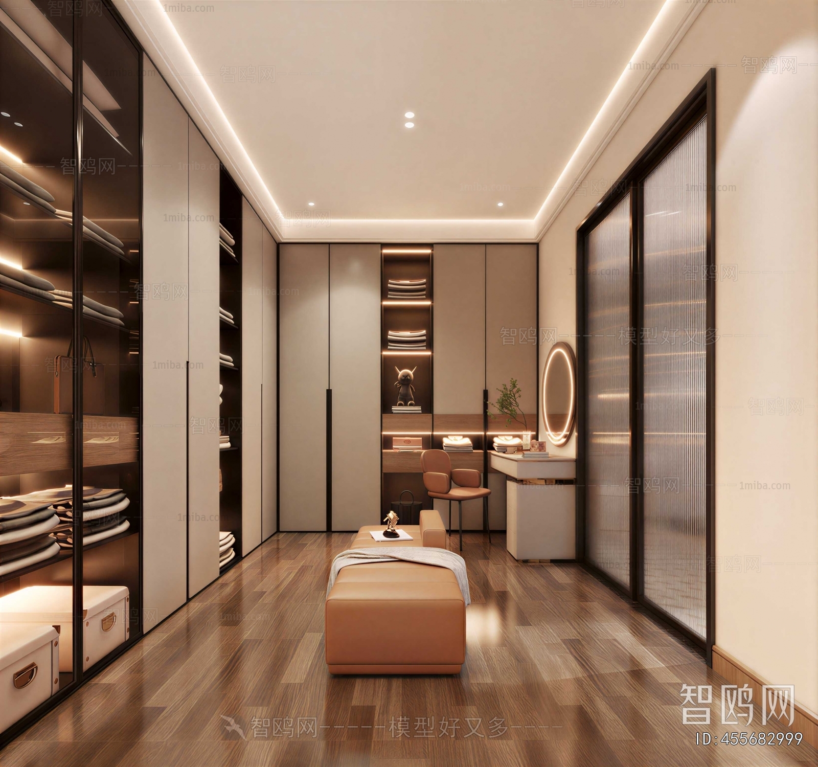 Modern Clothes Storage Area