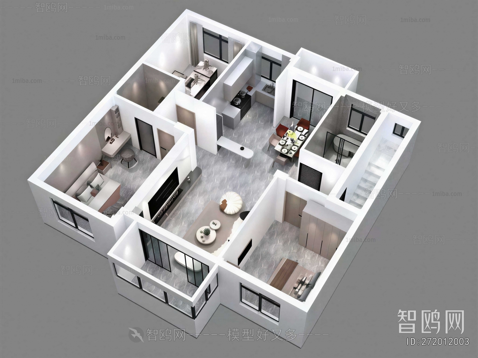 Modern A Bird's-eye View Of Home Decoration