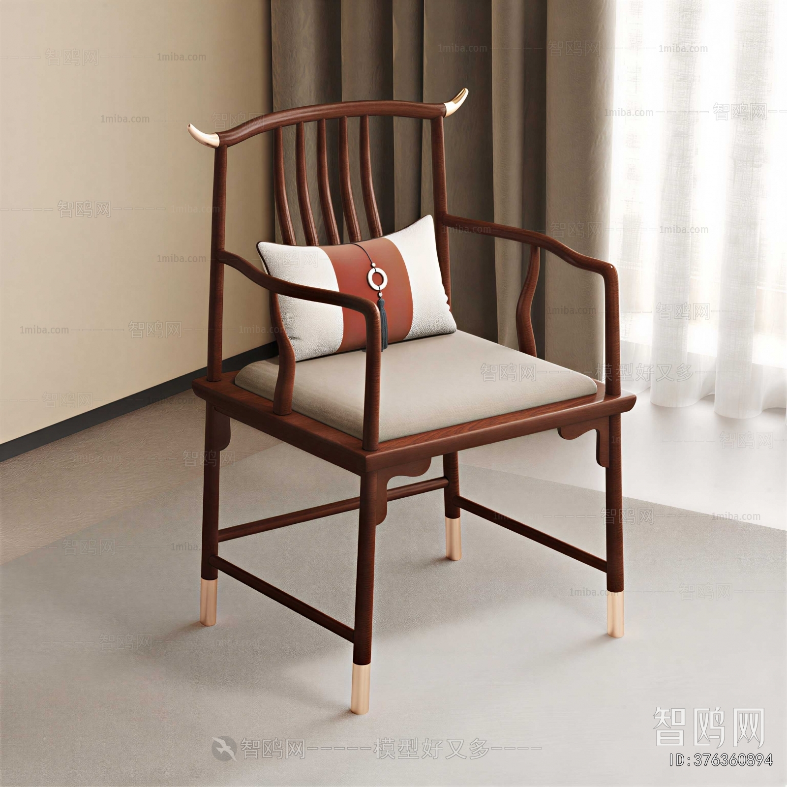 New Chinese Style Lounge Chair