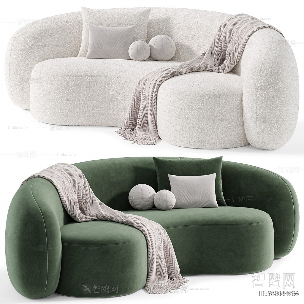 Modern Curved Sofa