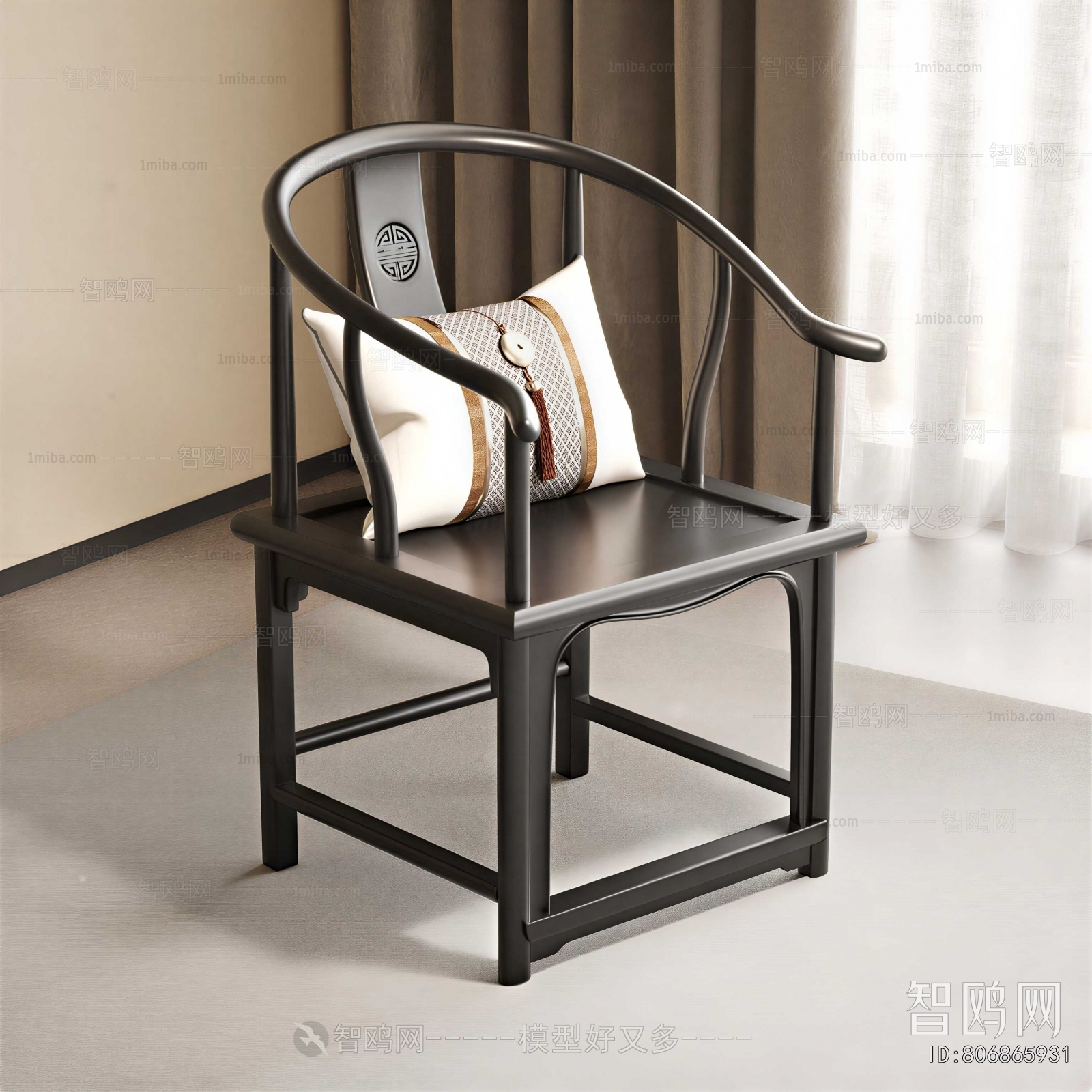 New Chinese Style Lounge Chair