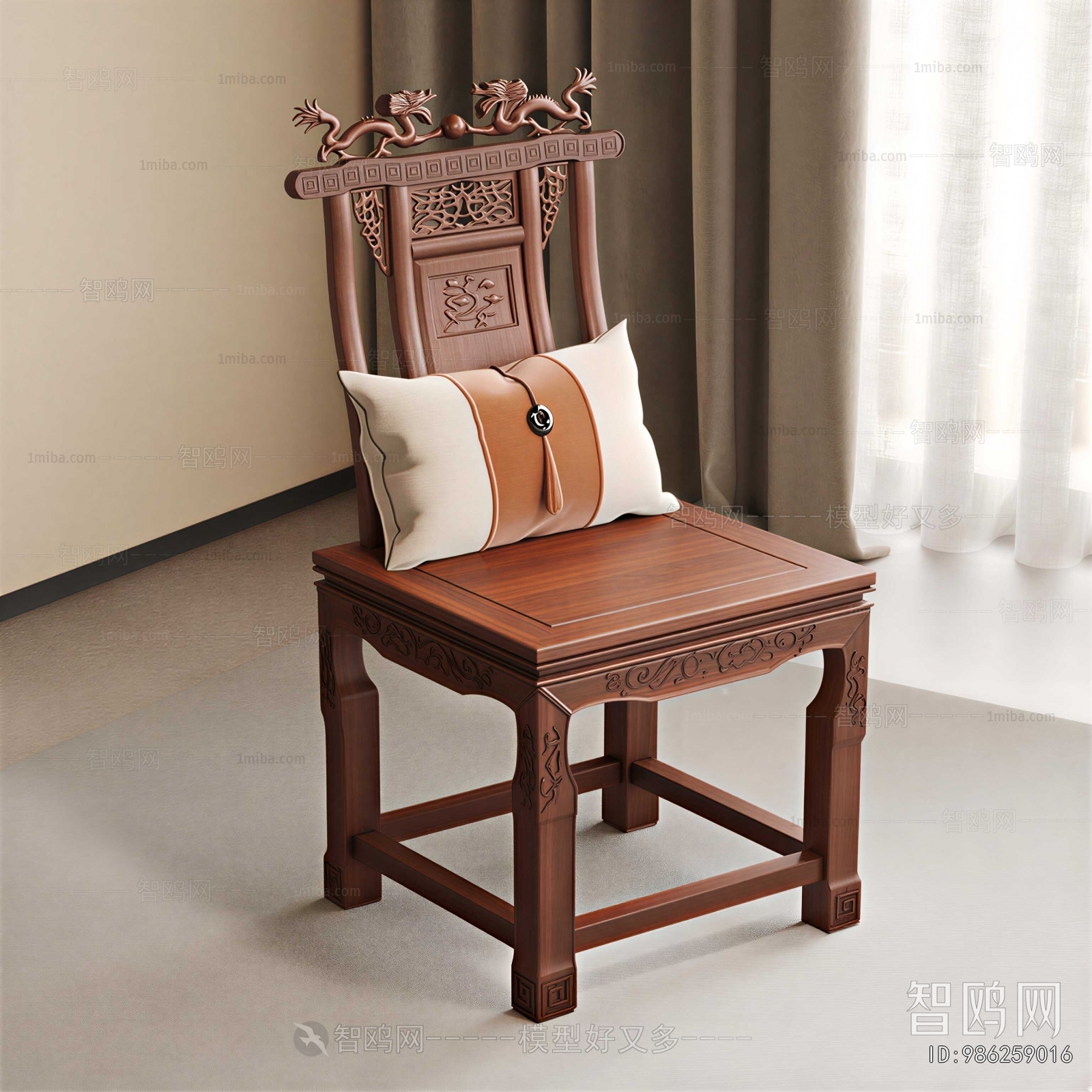 New Chinese Style Lounge Chair