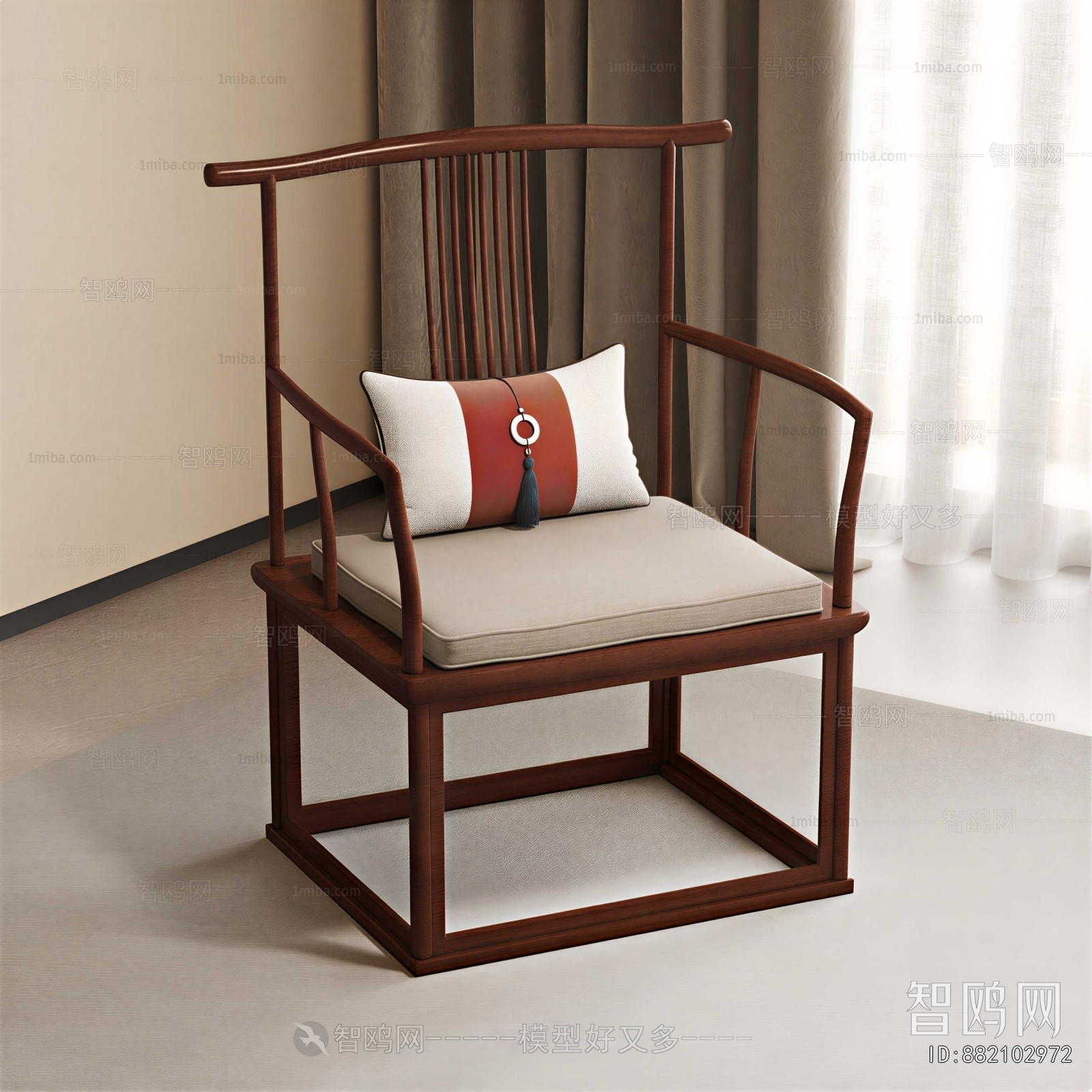 New Chinese Style Lounge Chair