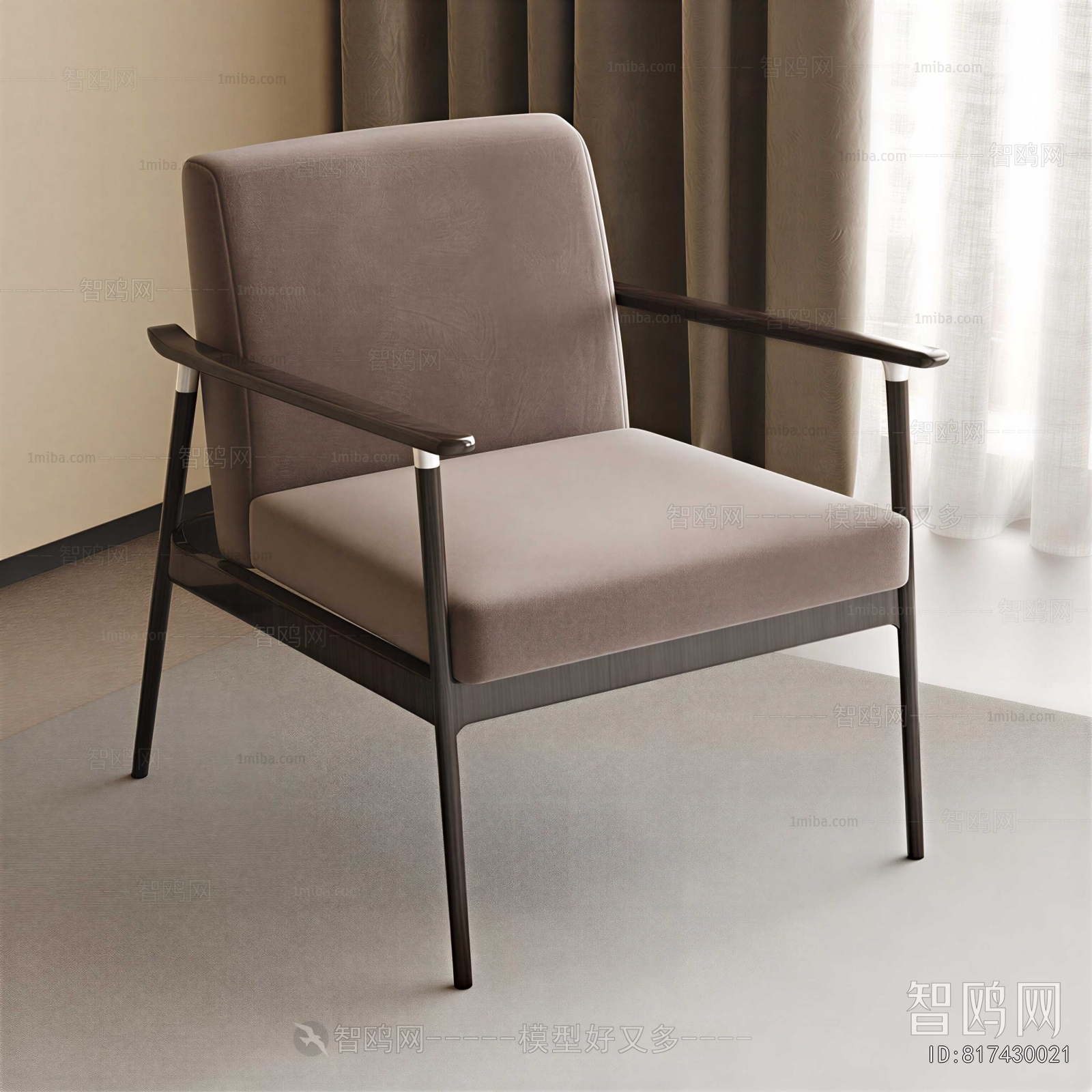 New Chinese Style Lounge Chair