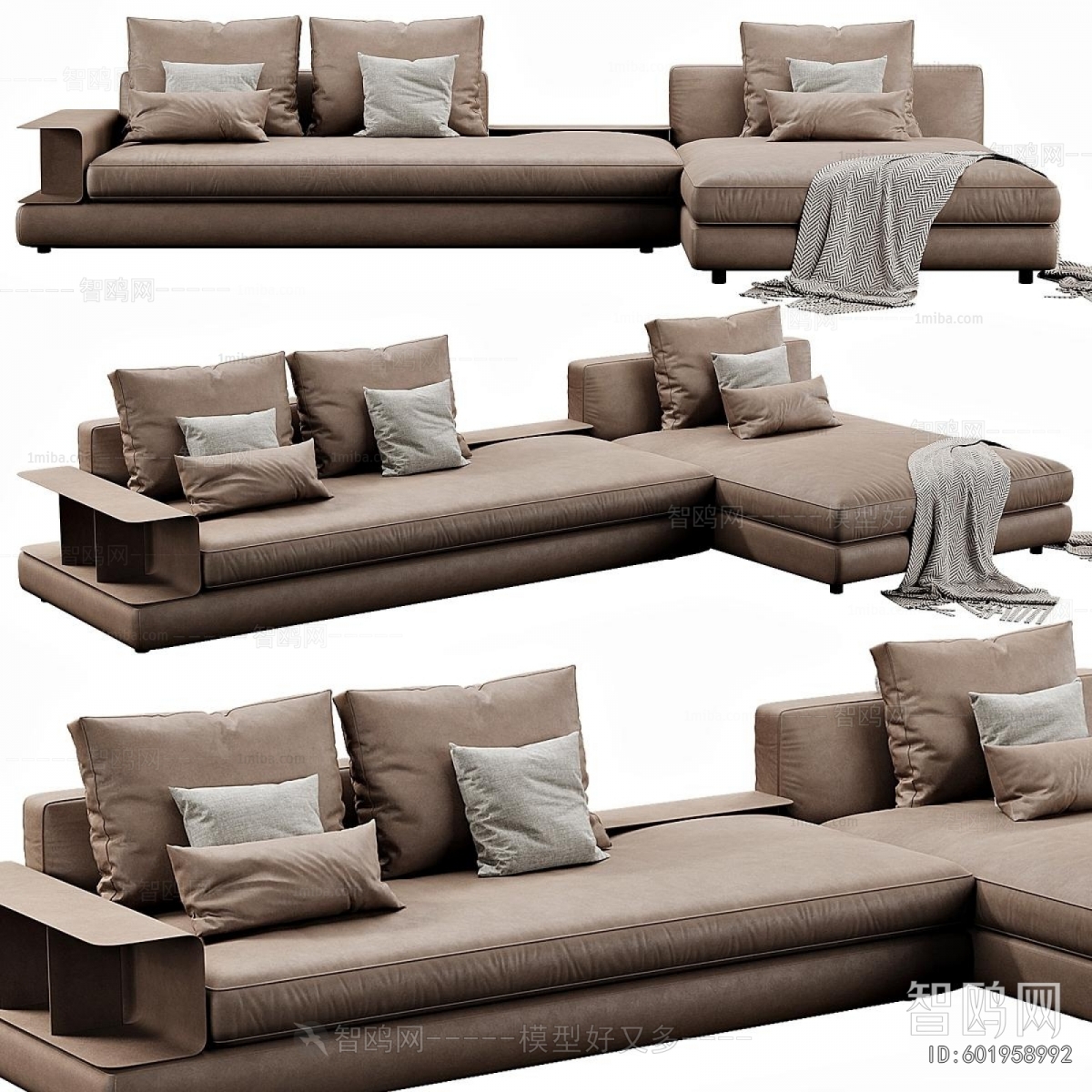 Modern Multi Person Sofa