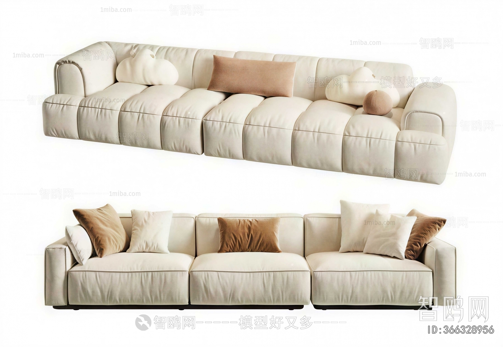 Modern Three-seat Sofa