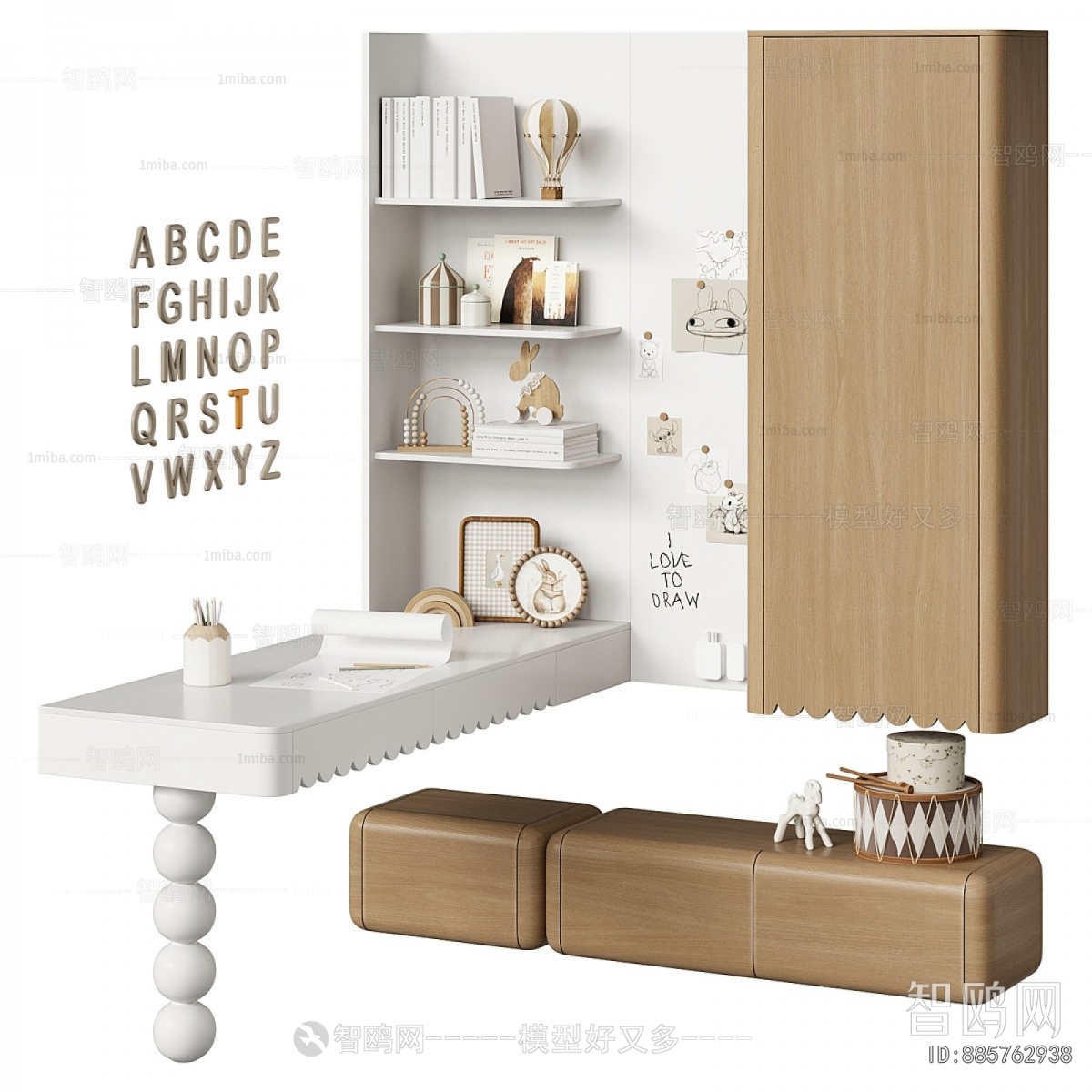 Modern Computer Desk And Chair