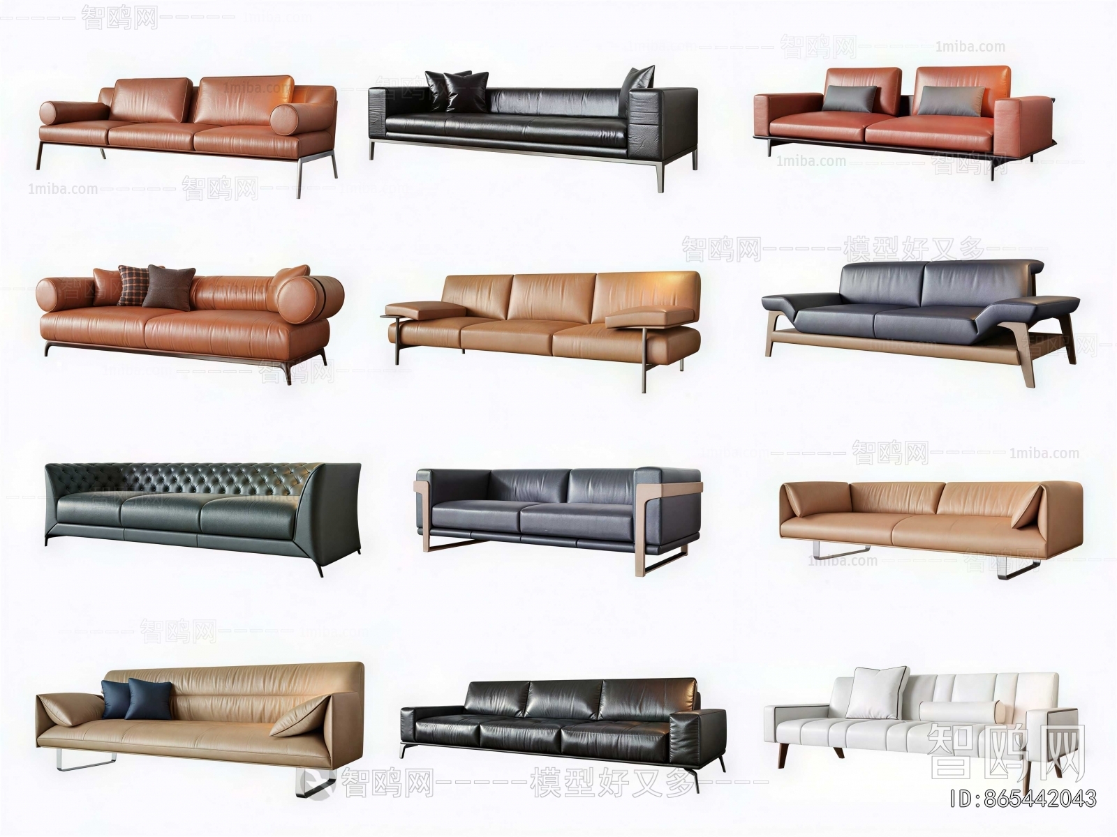 Modern Three-seat Sofa