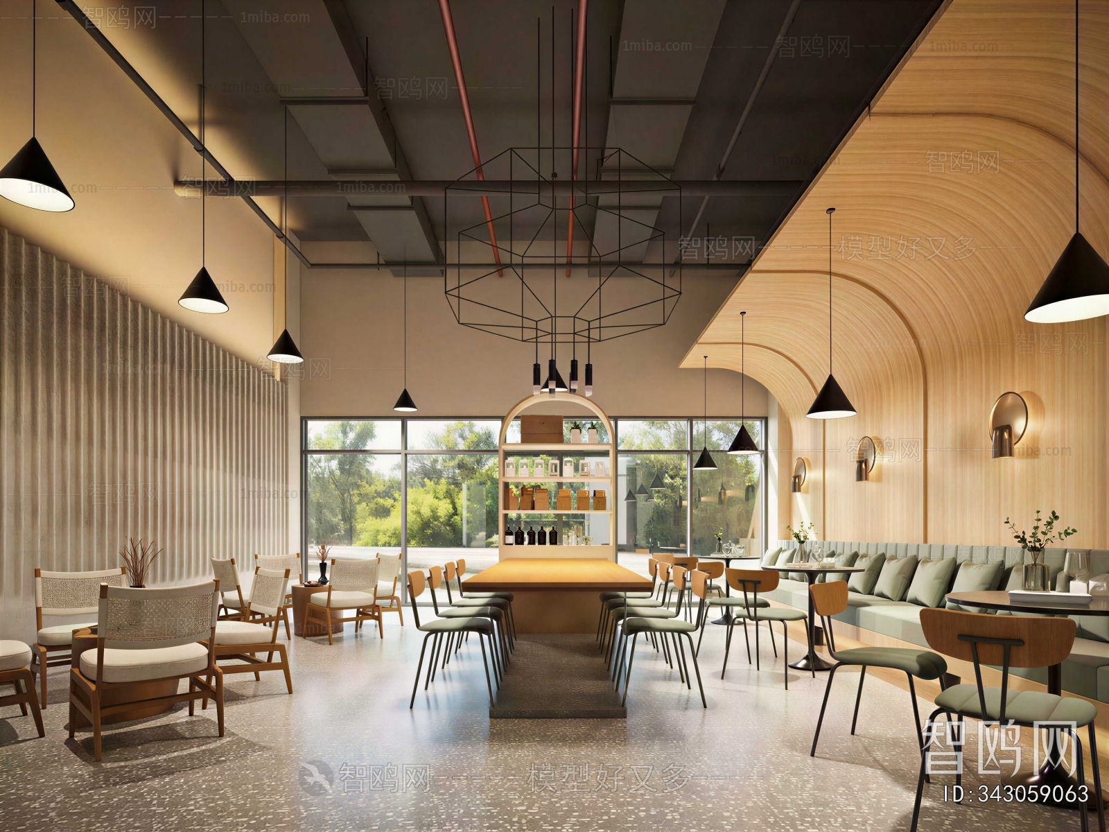 Industrial Style Cafe