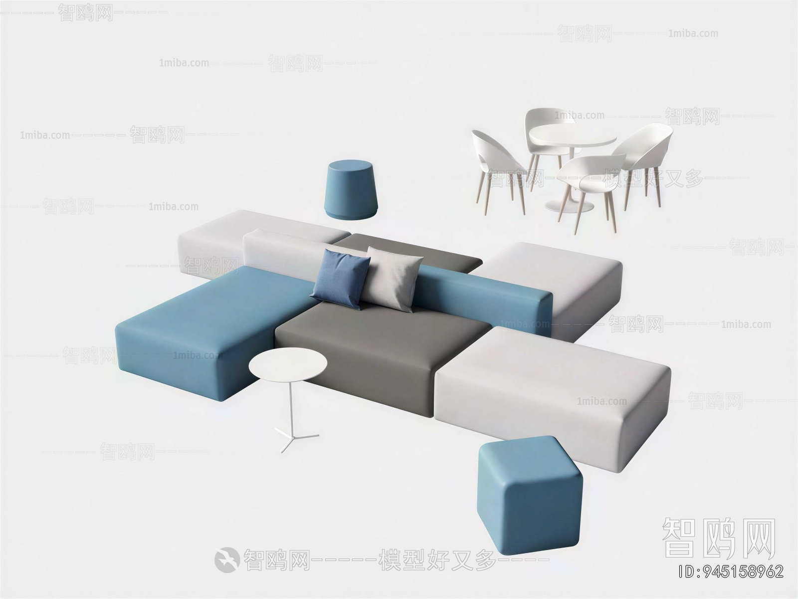 Modern Card Seat Sofa