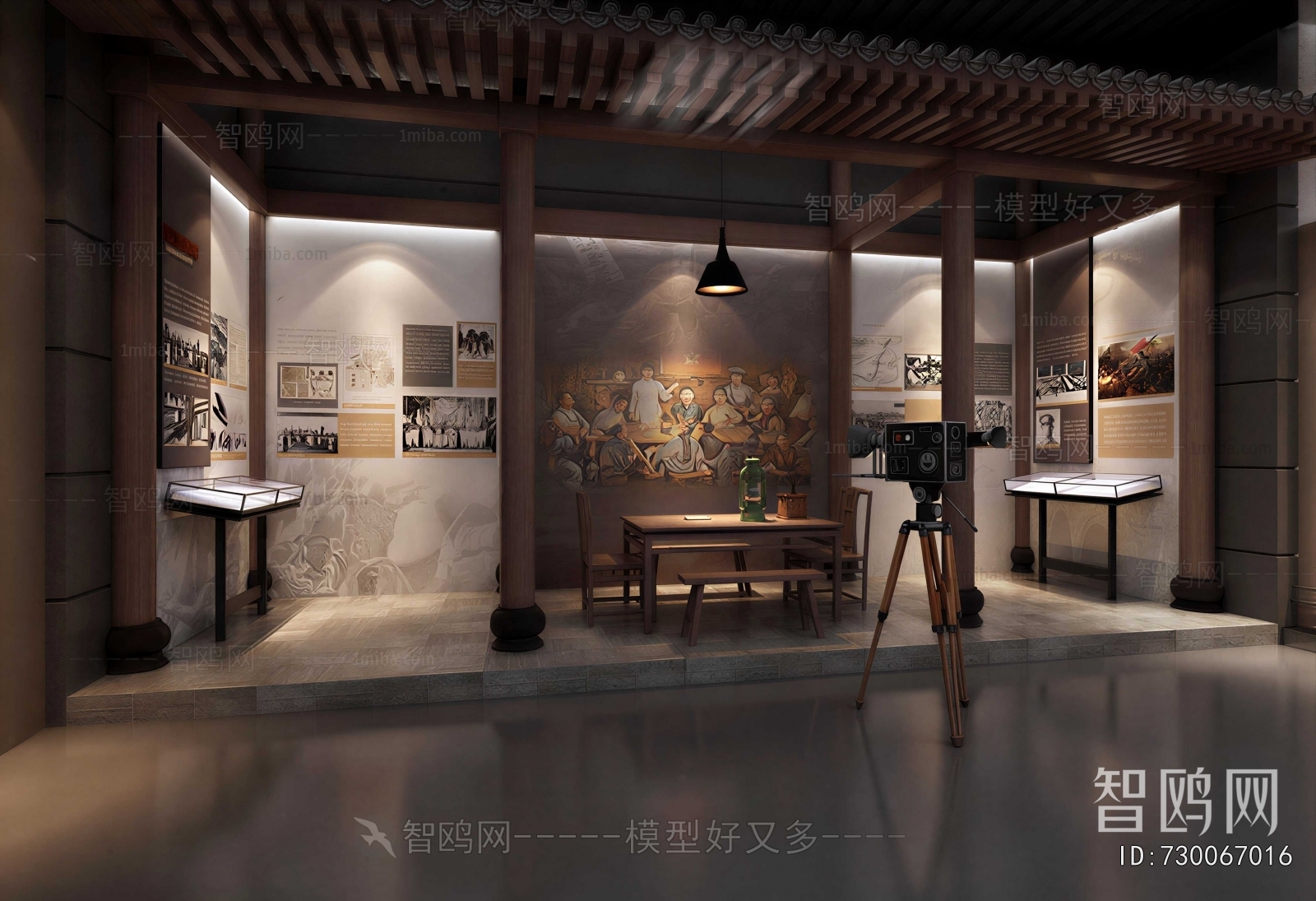New Chinese Style Exhibition Hall