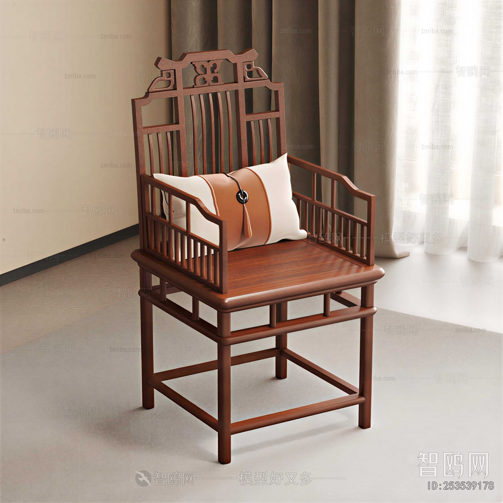 New Chinese Style Lounge Chair