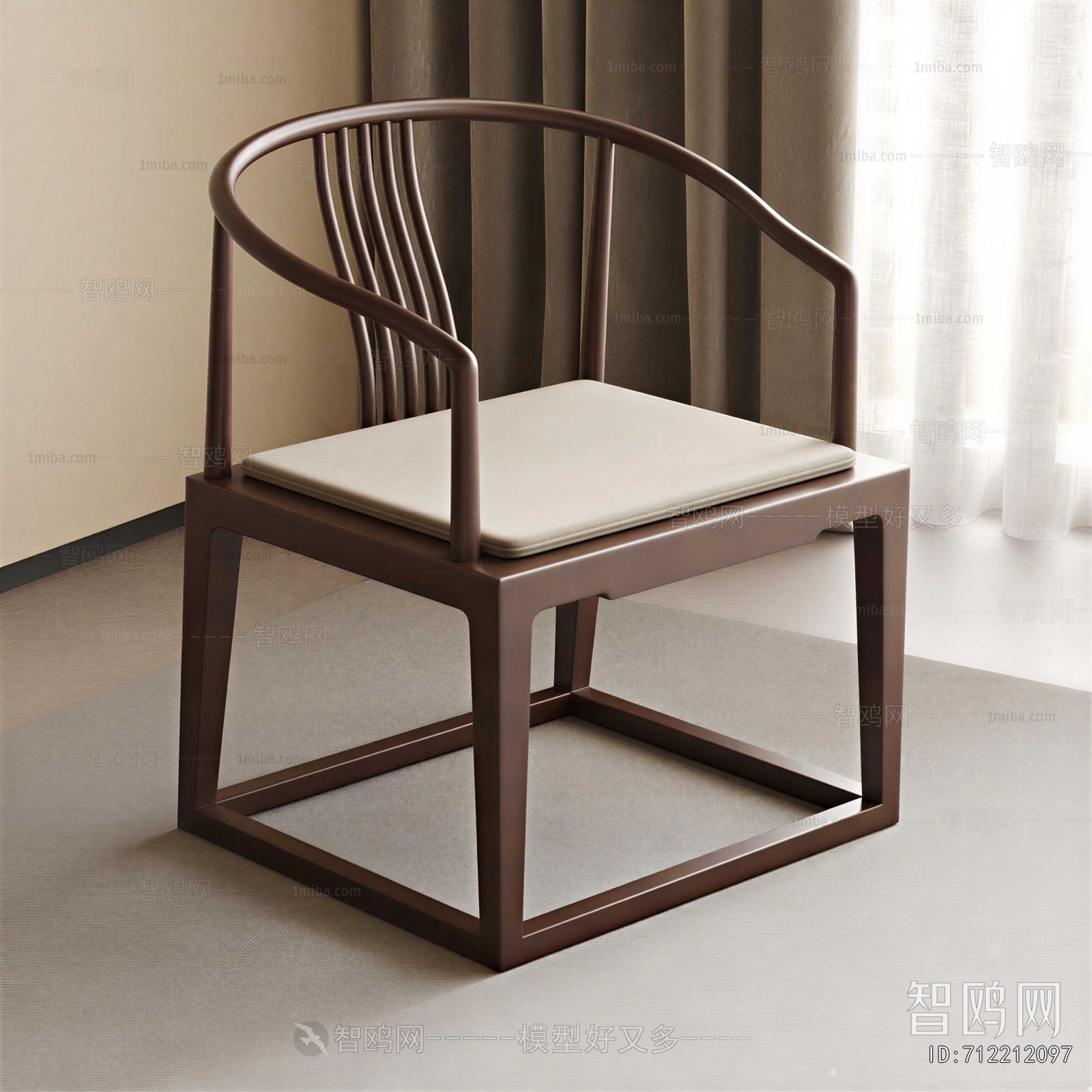 New Chinese Style Lounge Chair