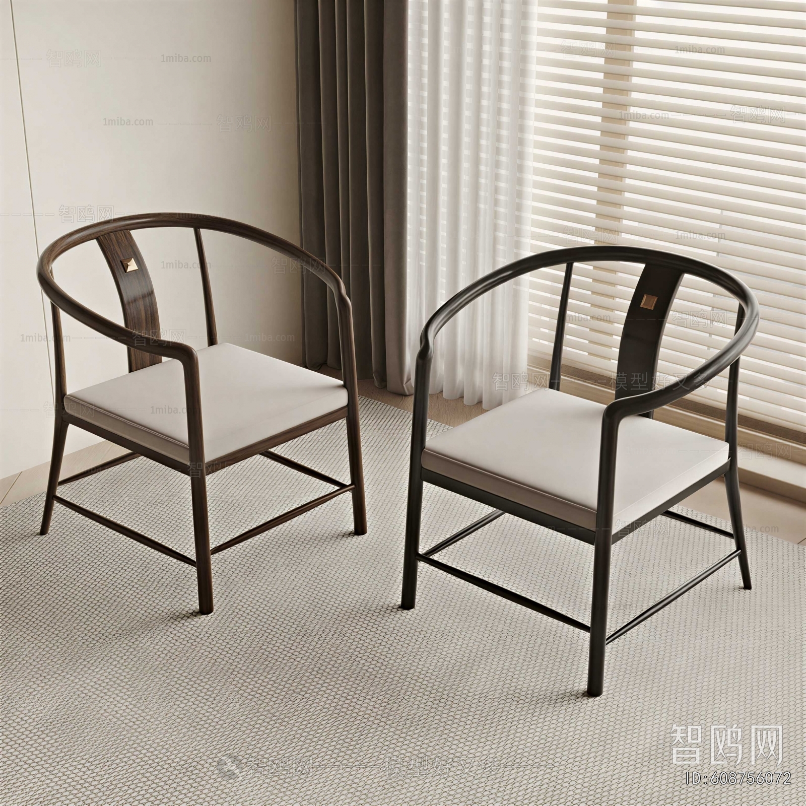 New Chinese Style Lounge Chair