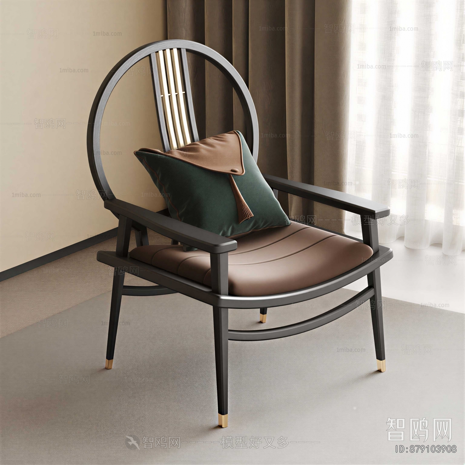 New Chinese Style Lounge Chair