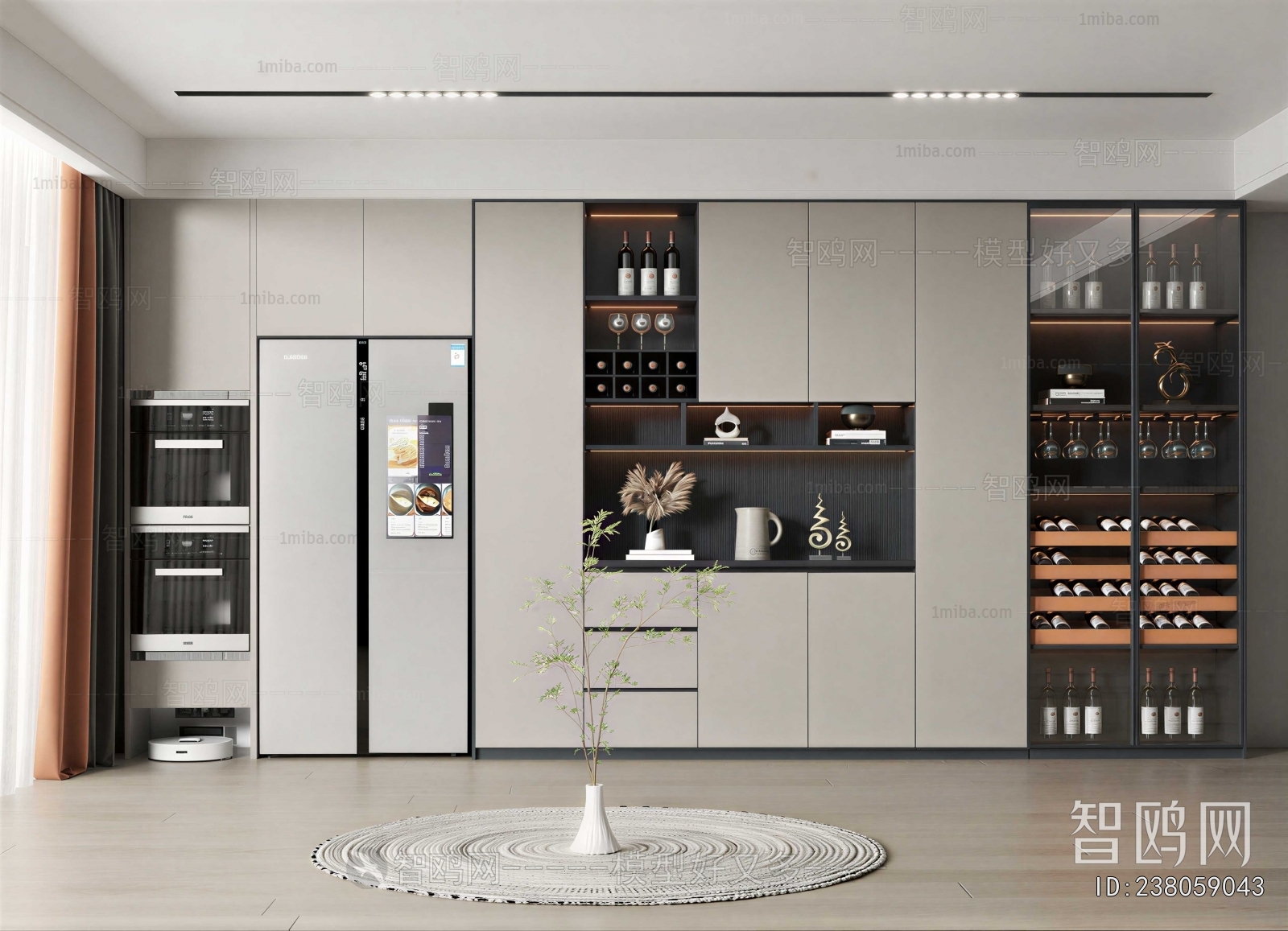 Modern Wine Cabinet